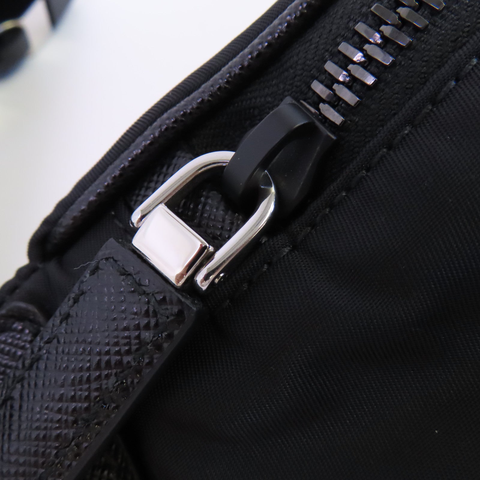PRADA 尼龍Waist Bag銀扣腰包