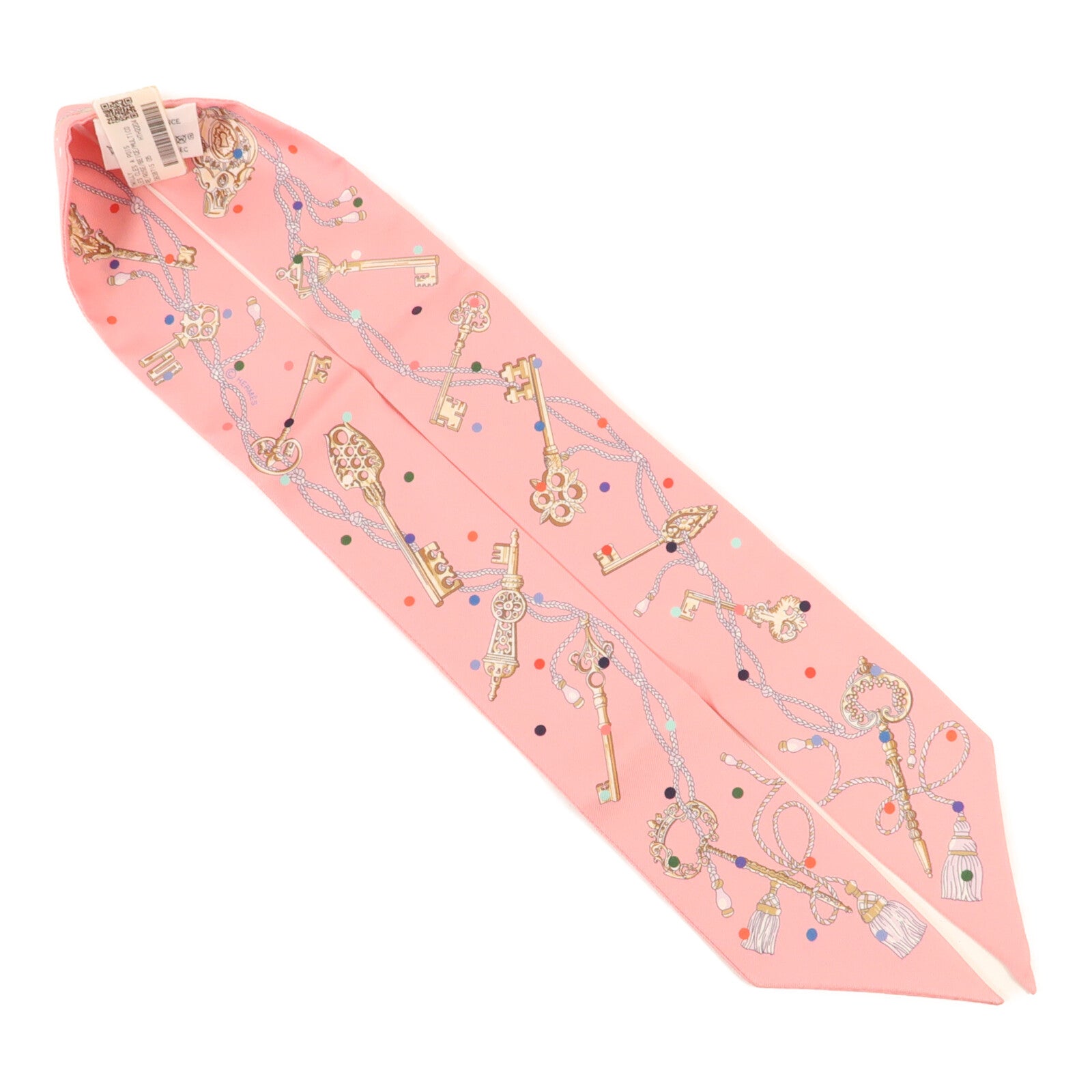 HERMES 絲質Twilly絲巾