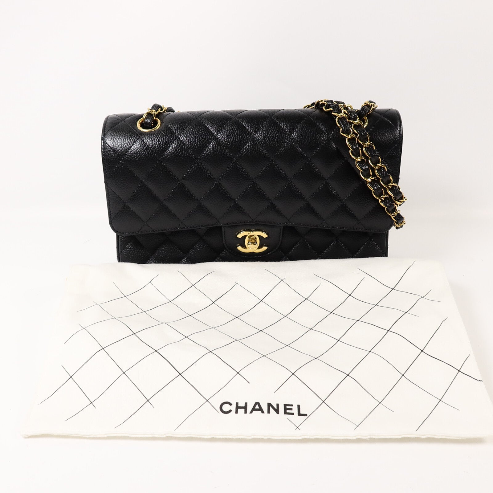 CHANEL 牛皮皮革Classic 25鏈帶肩背袋