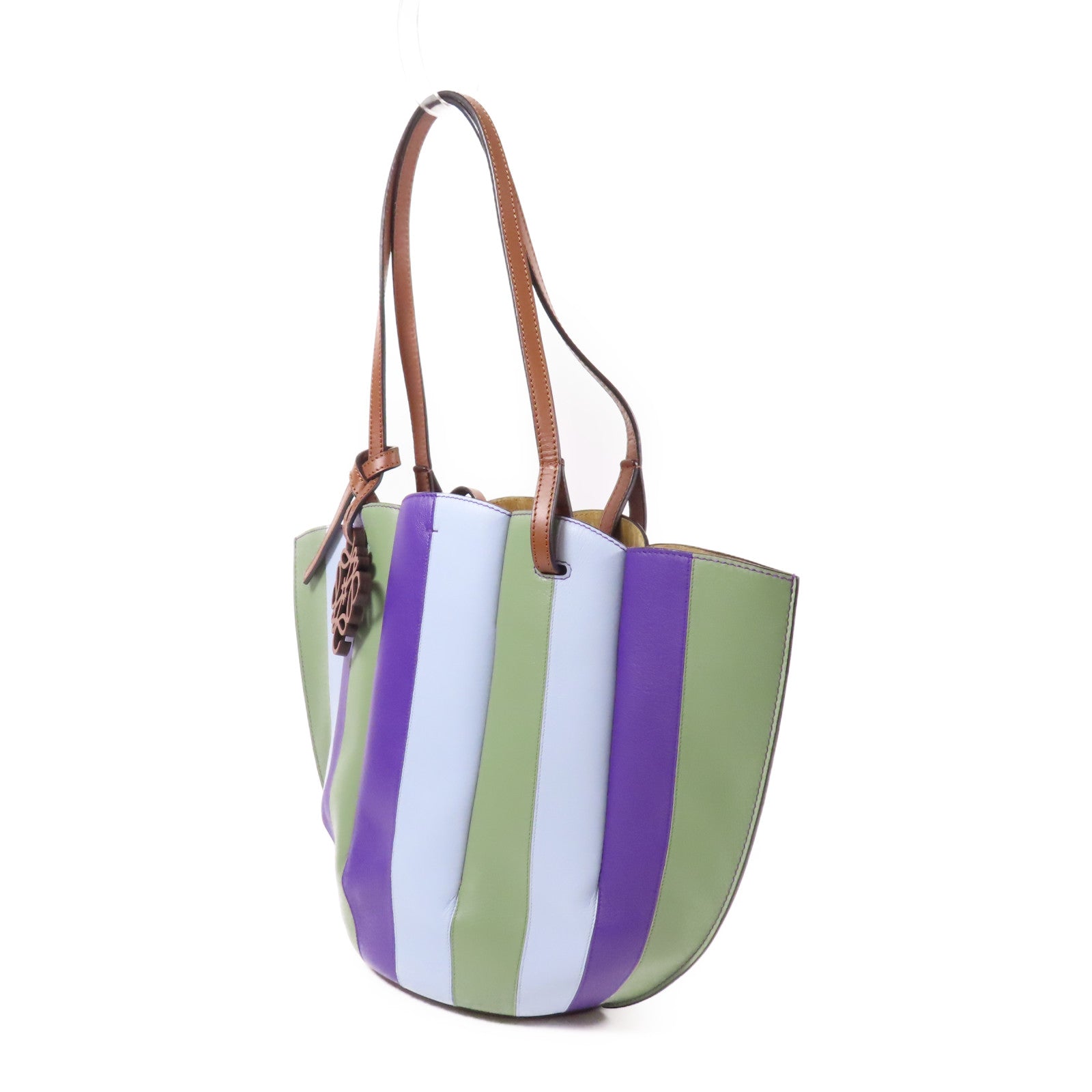 LOEWE 牛皮皮革Shell Tote肩背袋