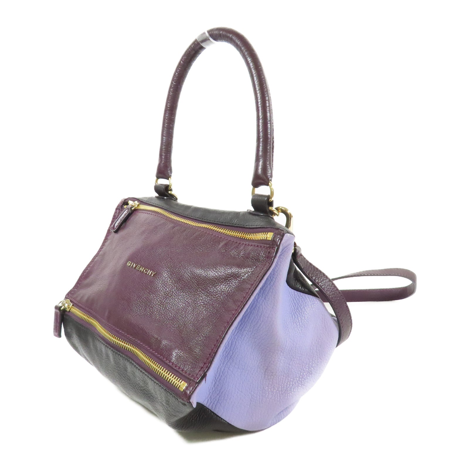 GIVENCHY 牛皮皮革Shoulder Bag金扣手挽肩背兩用袋