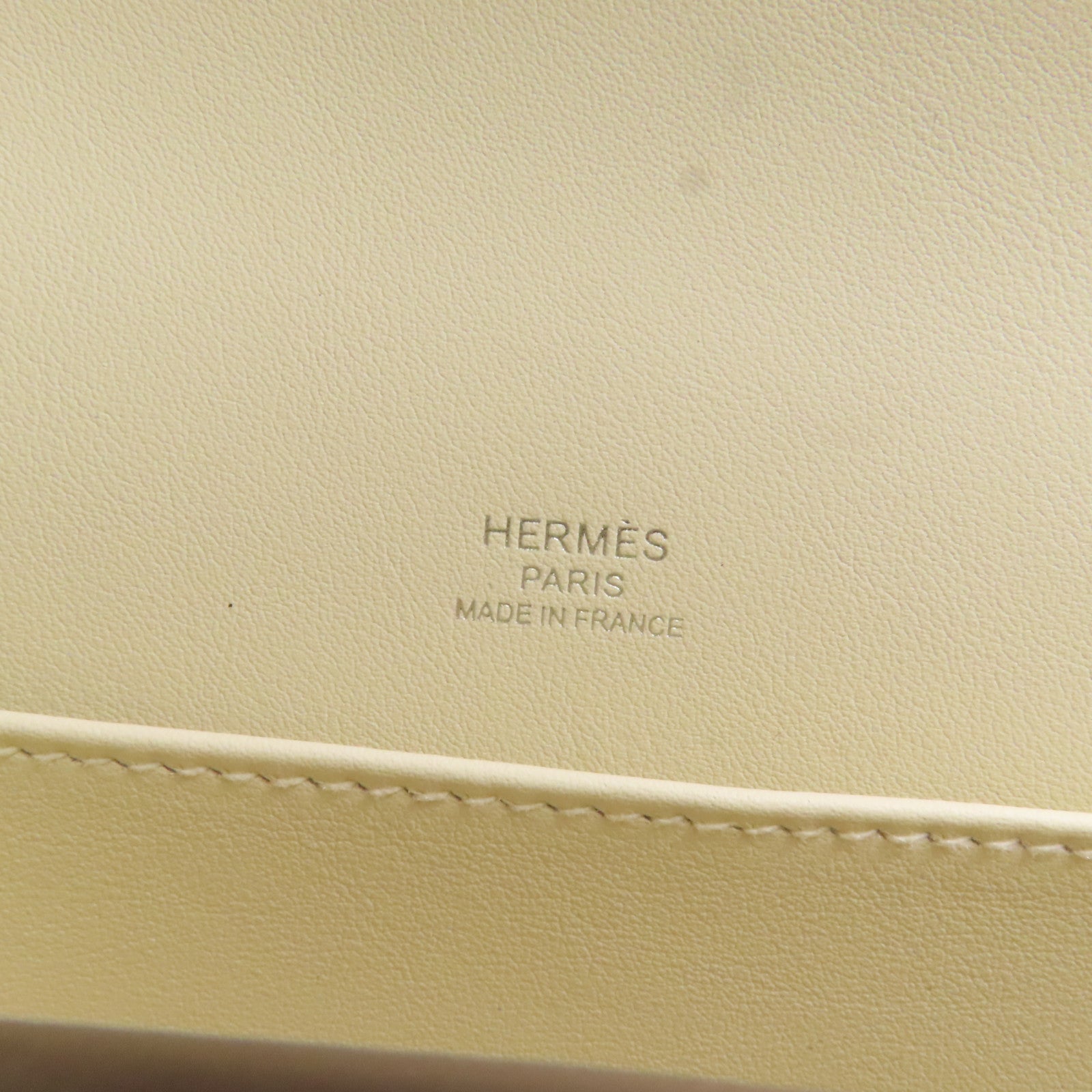 HERMES 【激減優惠】Chevre皮革Geta銀扣肩背袋Mauve Sylvestre