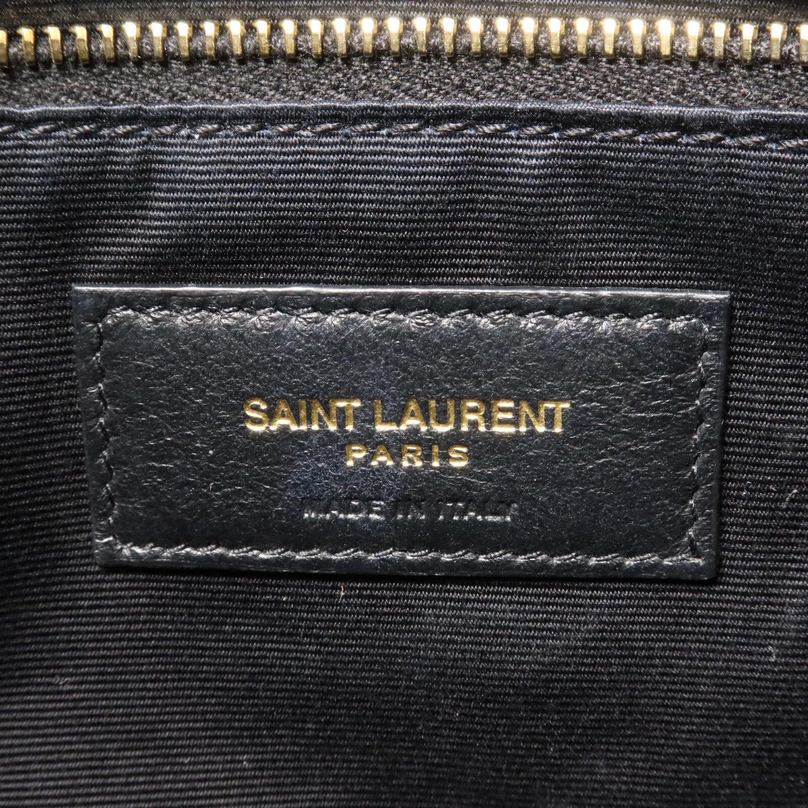 SAINT LAURENT 羊皮皮革Puffer Small鏈帶肩背袋