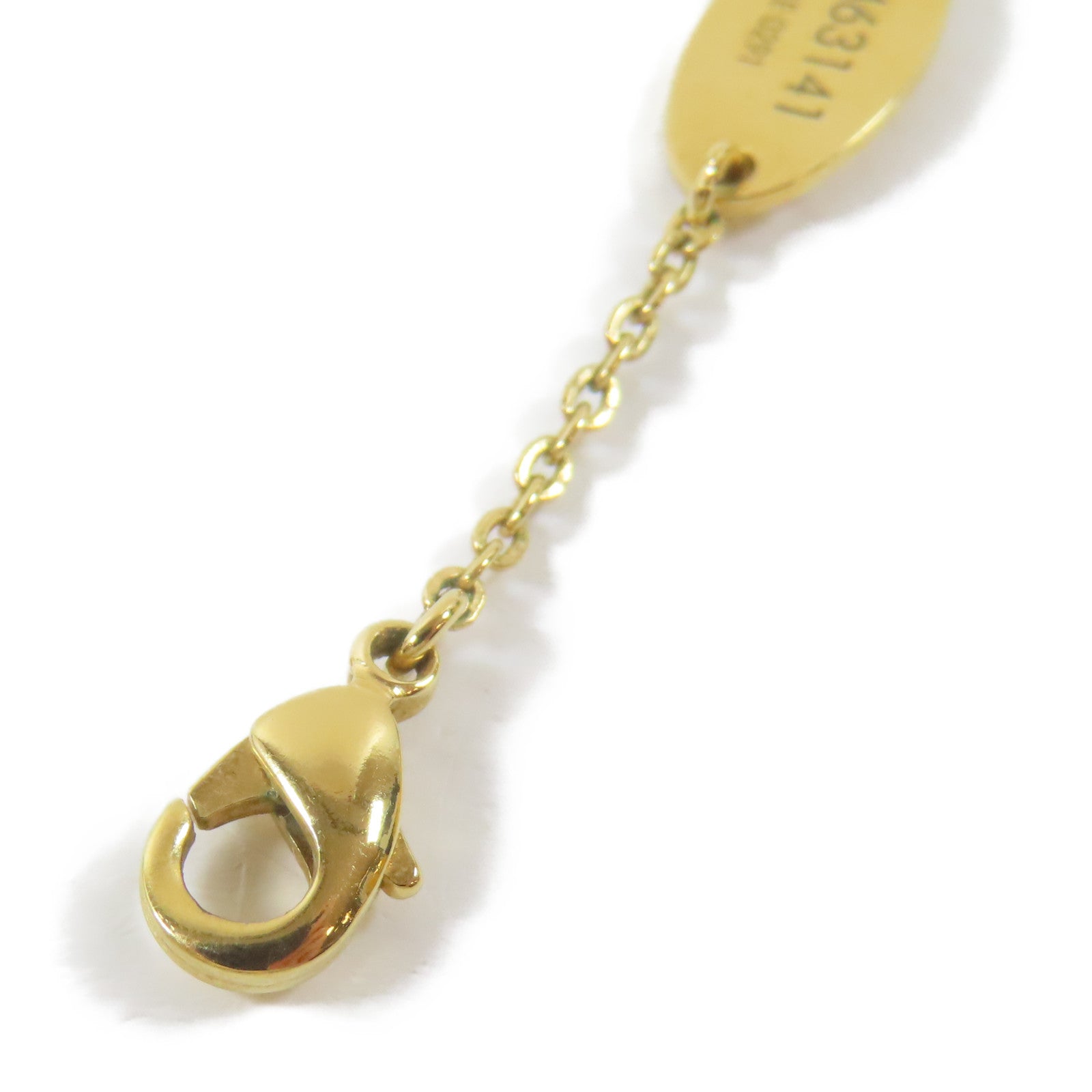 LOUIS VUITTON 金屬Nanogram Necklace項鍊#42cm