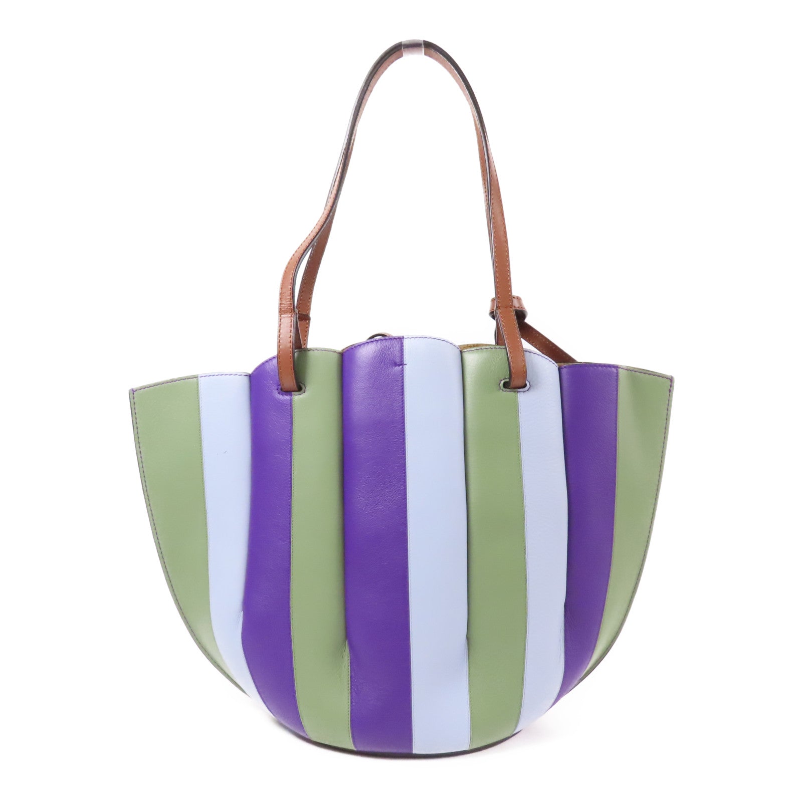 LOEWE 牛皮皮革Shell Tote肩背袋