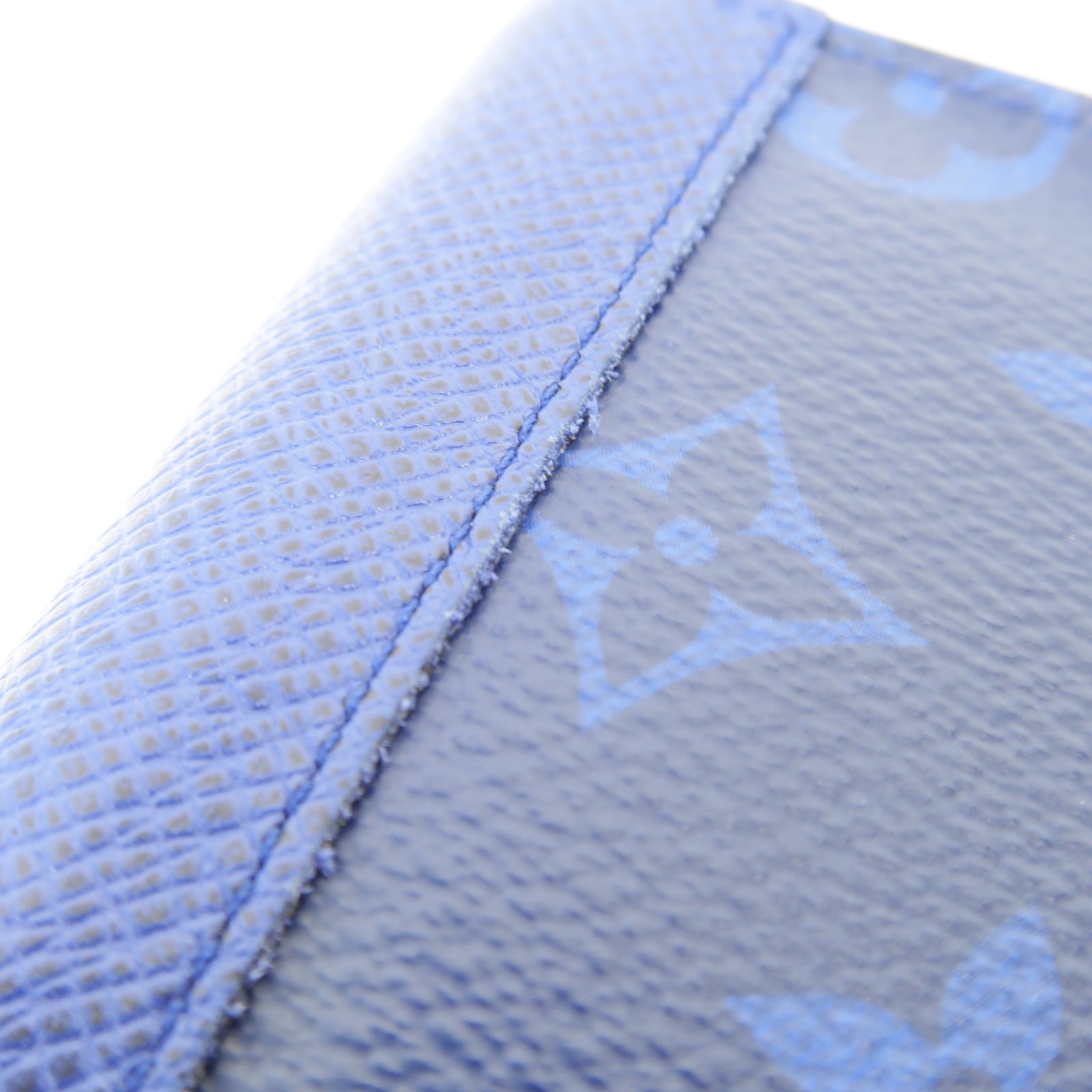 LOUIS VUITTON Taiga/Monogram Wallet錢包藍色
