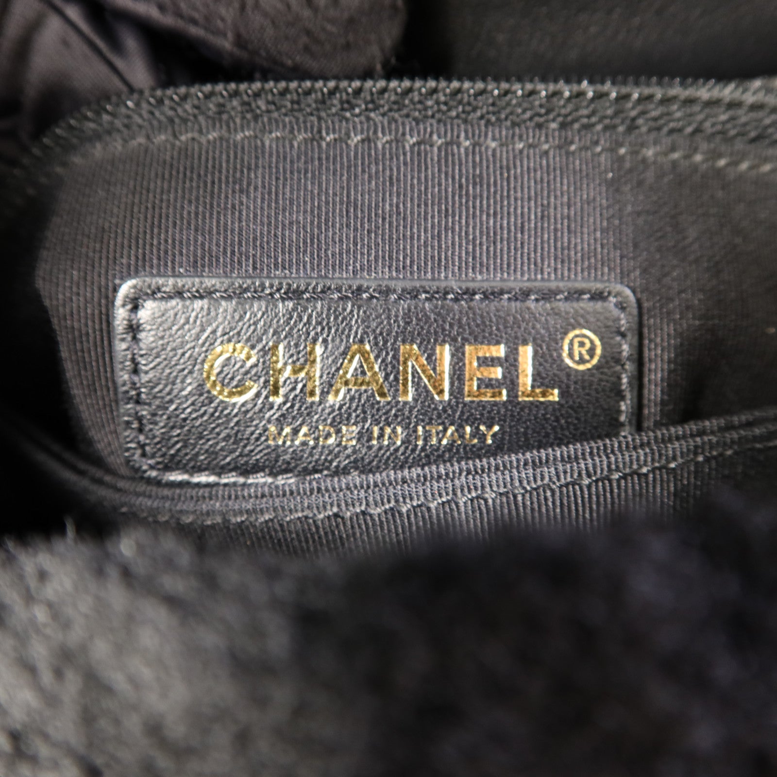 CHANEL Shearling Coco Handle金扣手挽肩背兩用袋