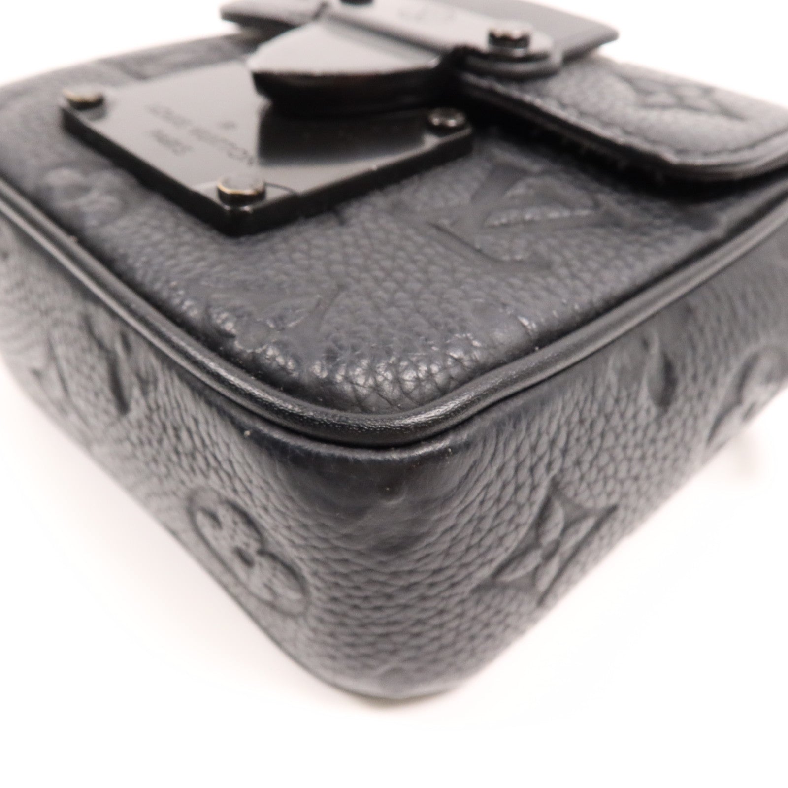 LOUIS VUITTON Monogram Taurillon Pico S-Lock手挽肩背兩用袋