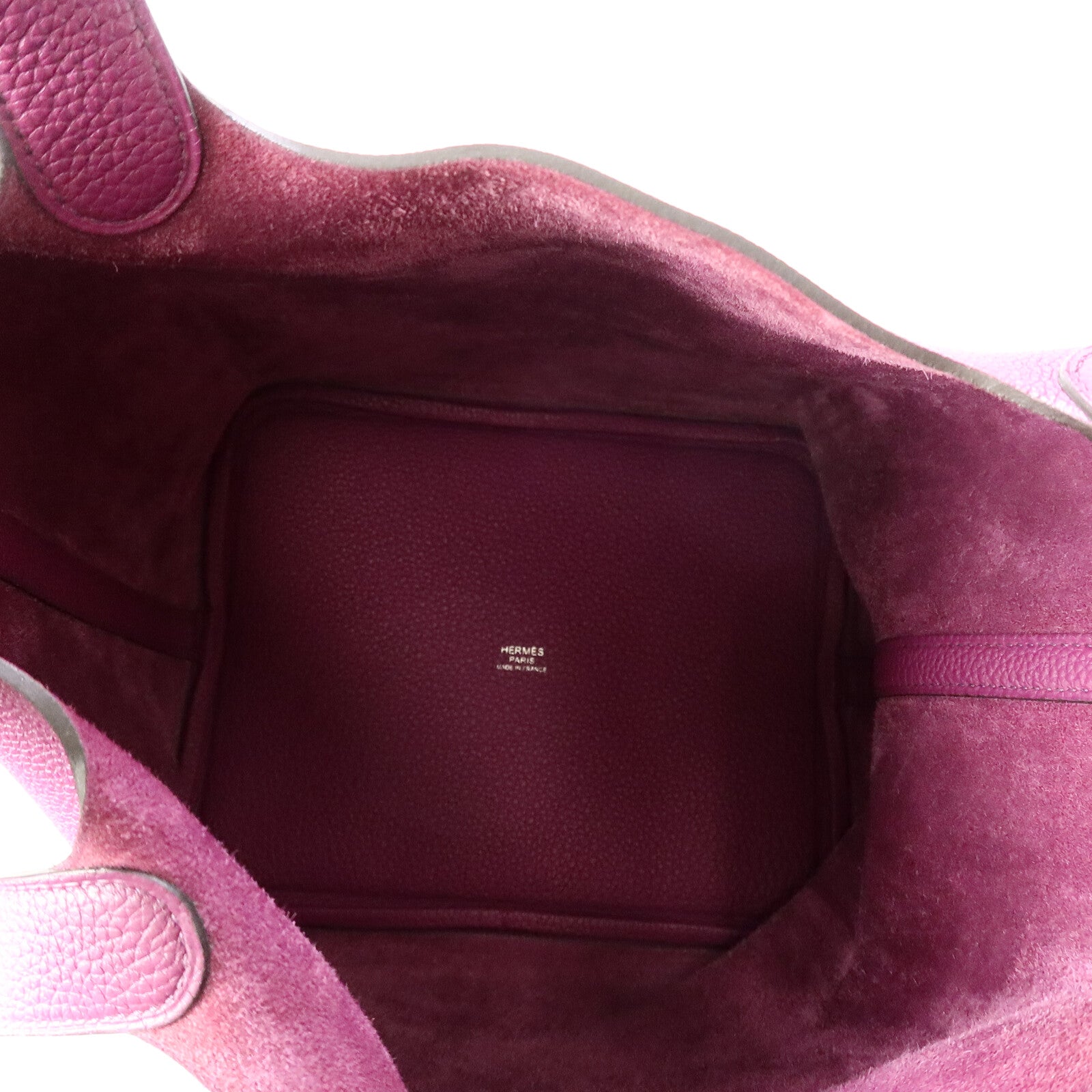 HERMES Clemence皮革Picotin MM手挽袋Anemone