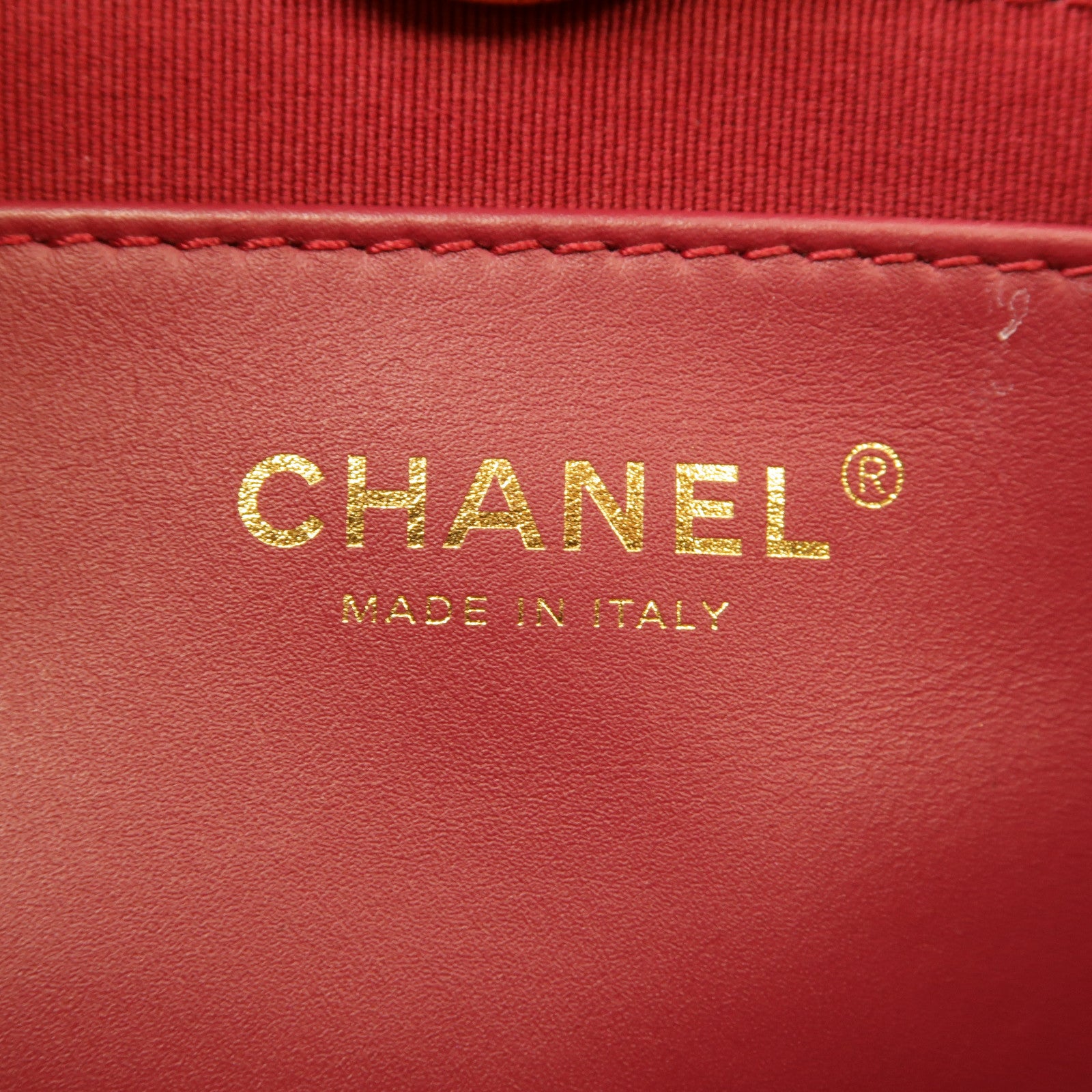 CHANEL 菱格羊皮皮革Chain Shoulder金扣鏈帶肩背袋黑色