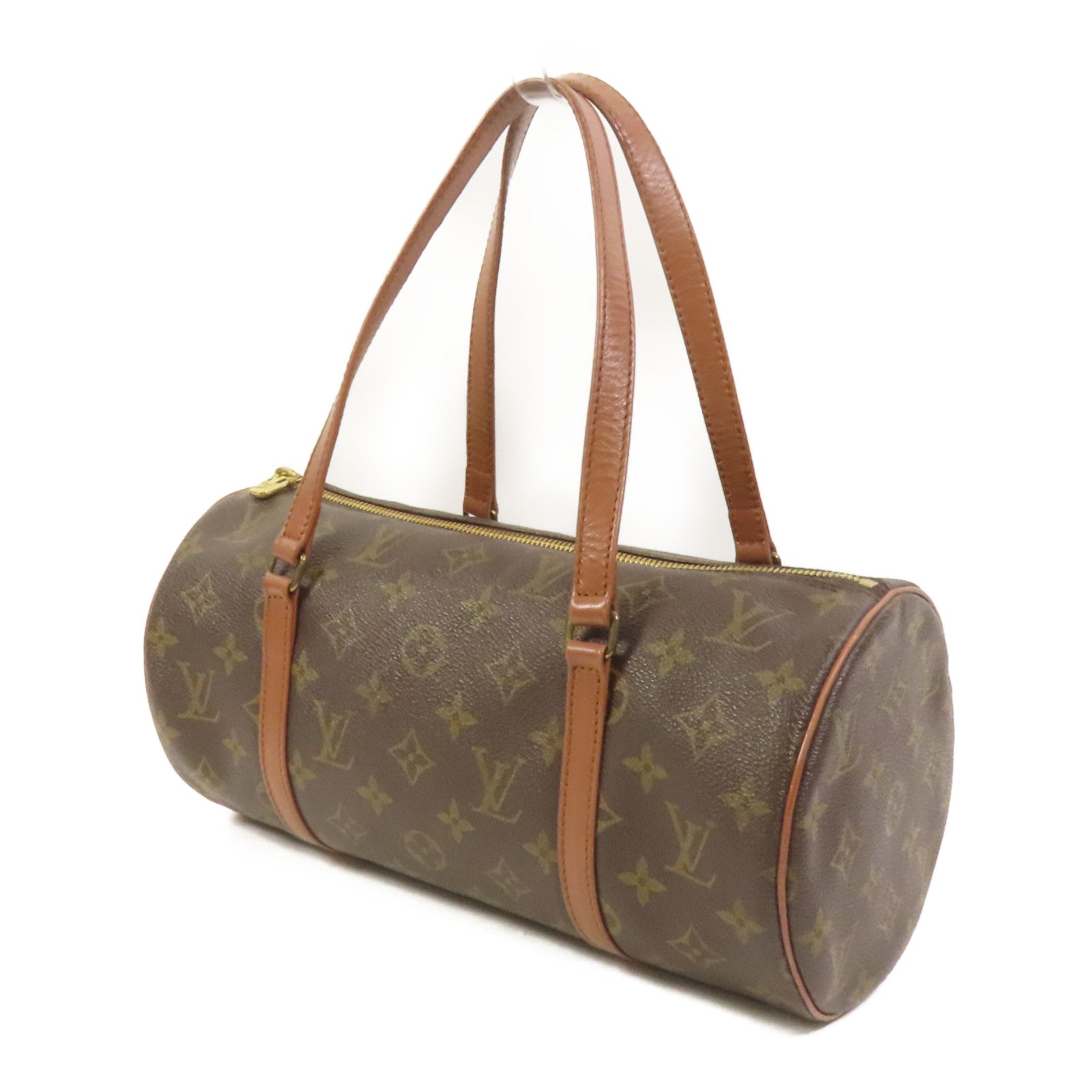 LOUIS VUITTON Monogram Papillon GM金扣手挽袋