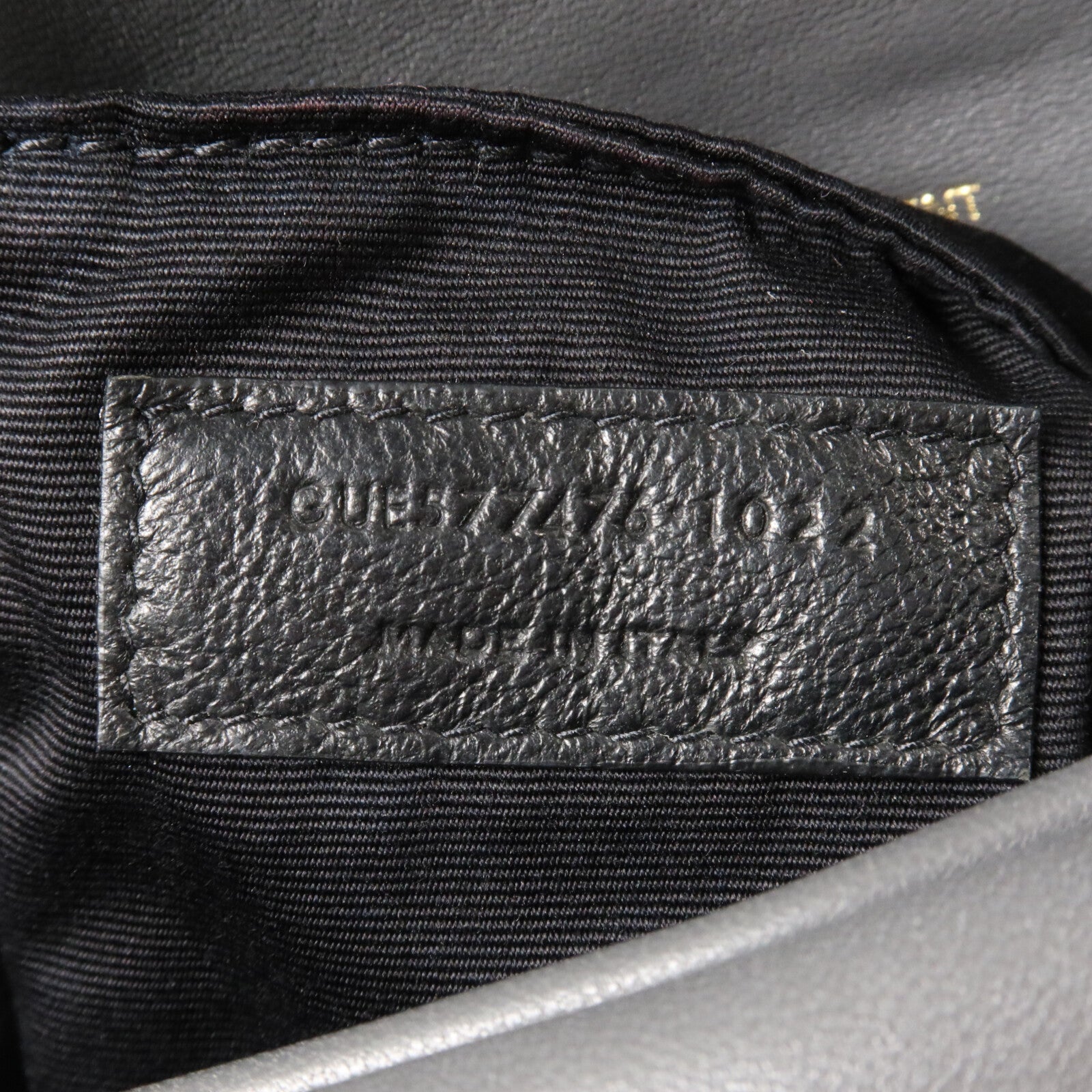 SAINT LAURENT 羊皮皮革Puffer Small鏈帶肩背袋