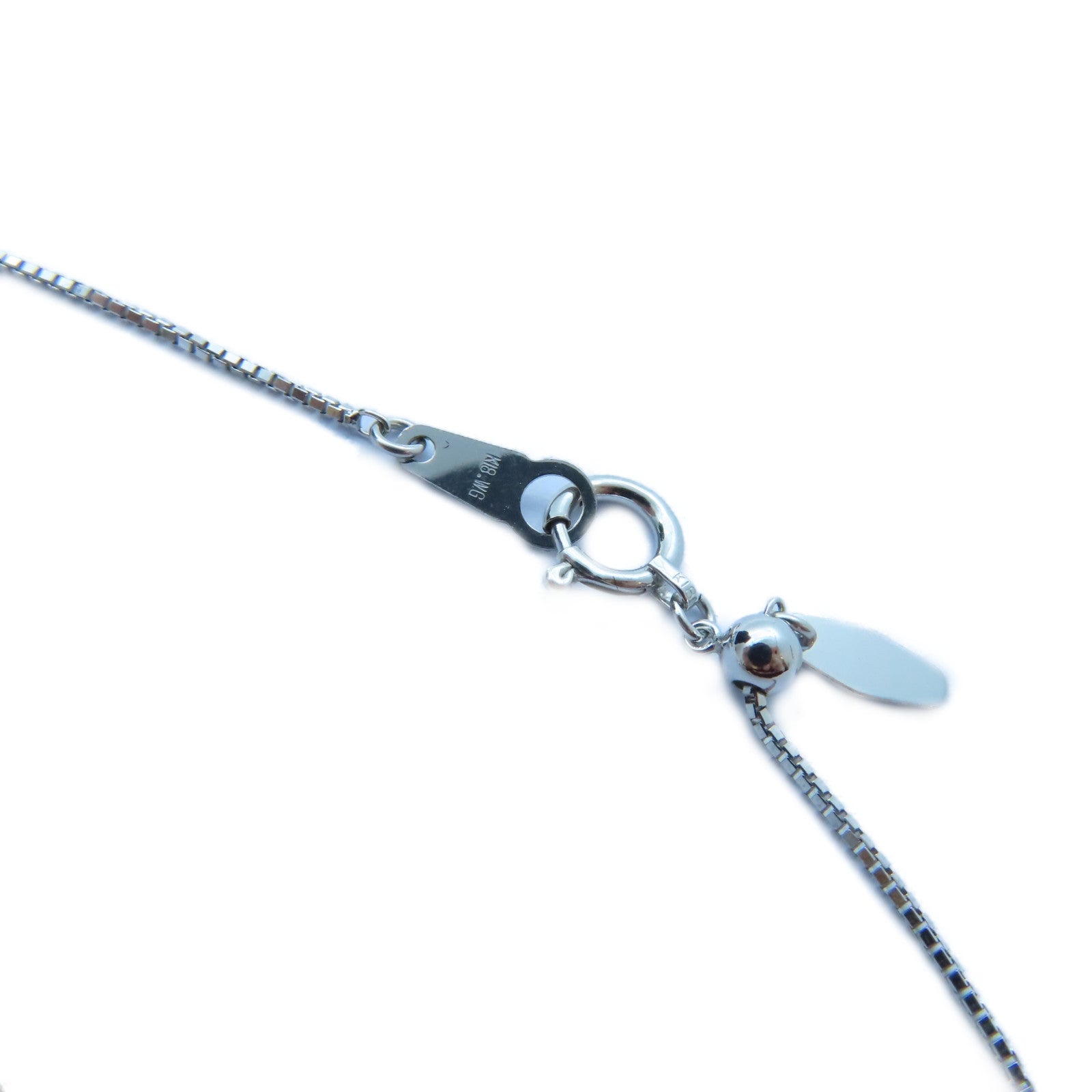 JEWELRY 【激減優惠】18K白金Diamond Necklace鑽石項鍊#44cm