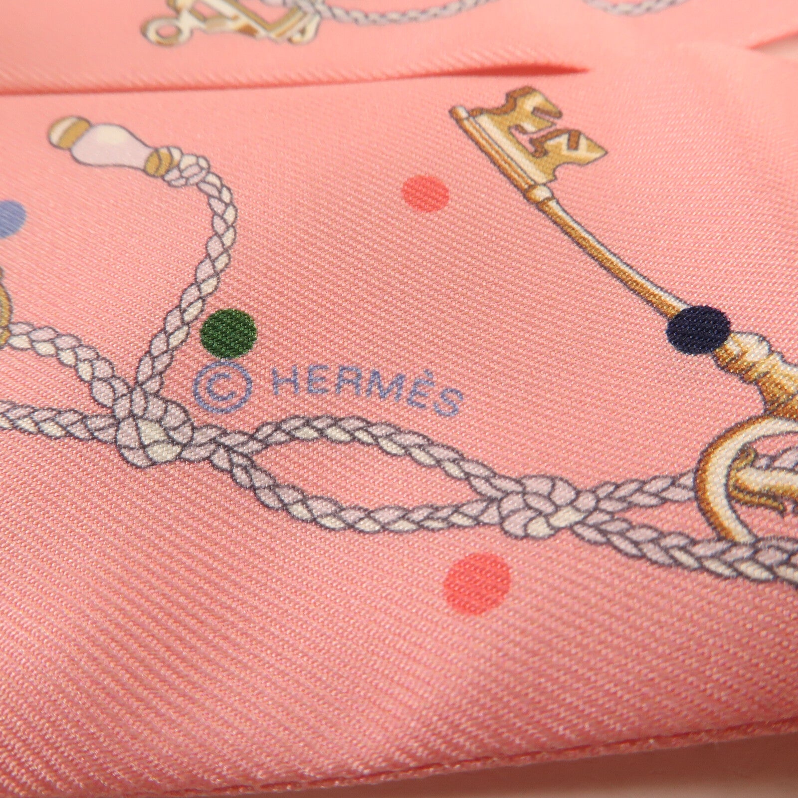 HERMES 絲質Twilly絲巾