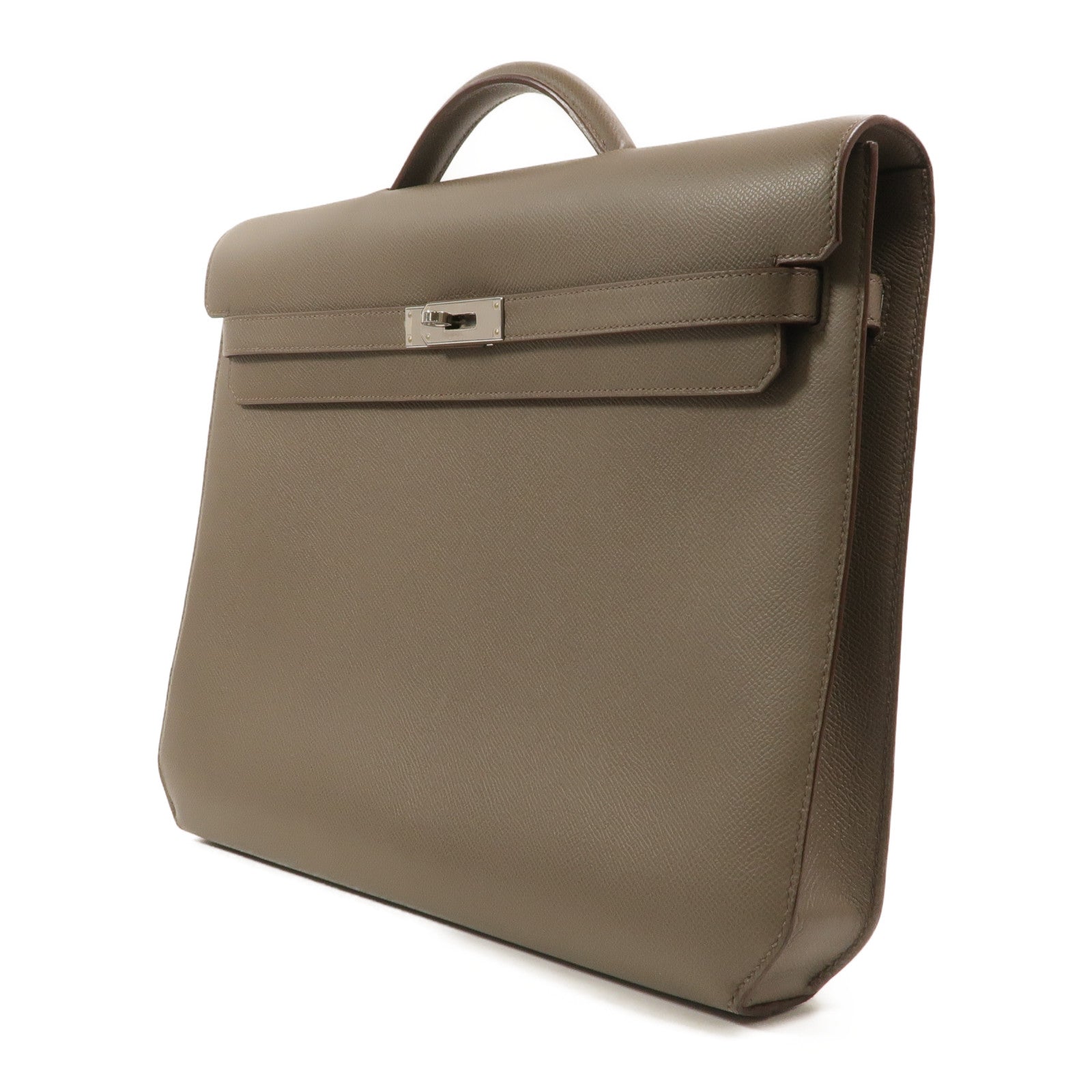 HERMES Epsom皮革Kelly Depeches 36手拿包Etain