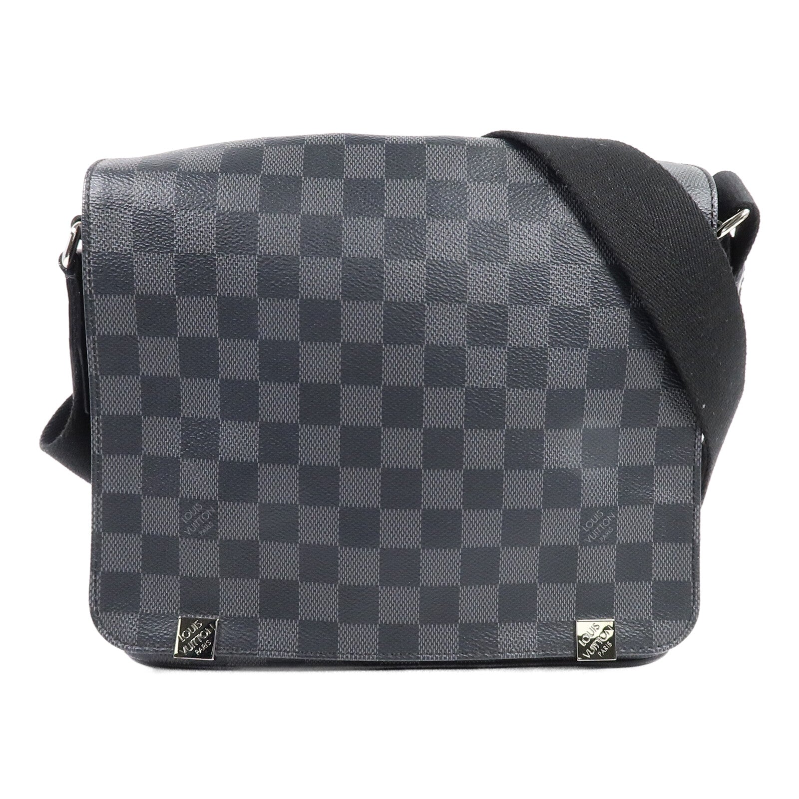 LOUIS VUITTON Damier Graphite Distrist PM肩背袋