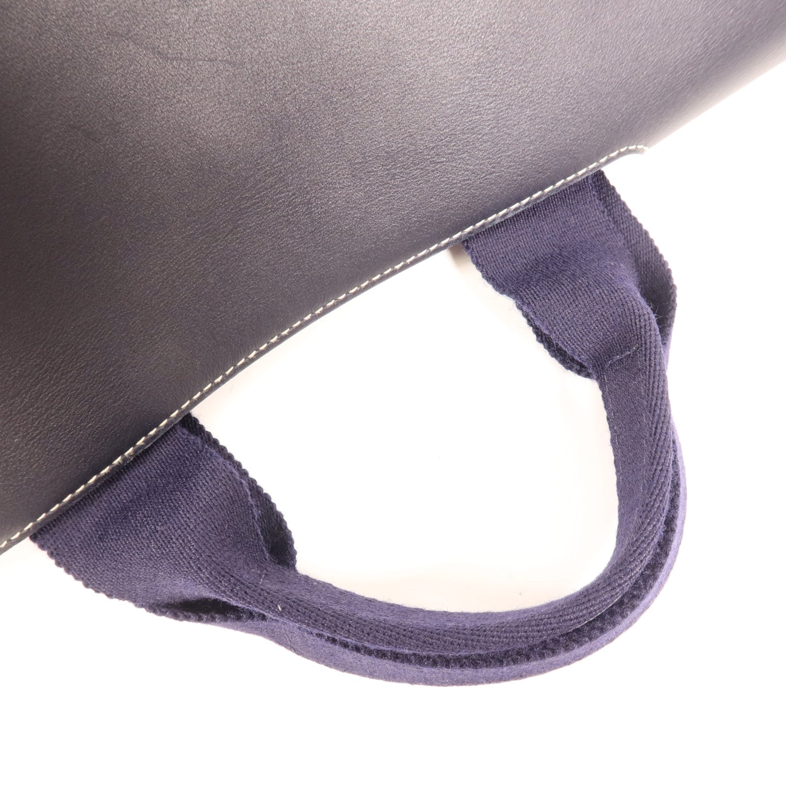 HERMES 帆布Valparaiso MM銀扣手挽袋