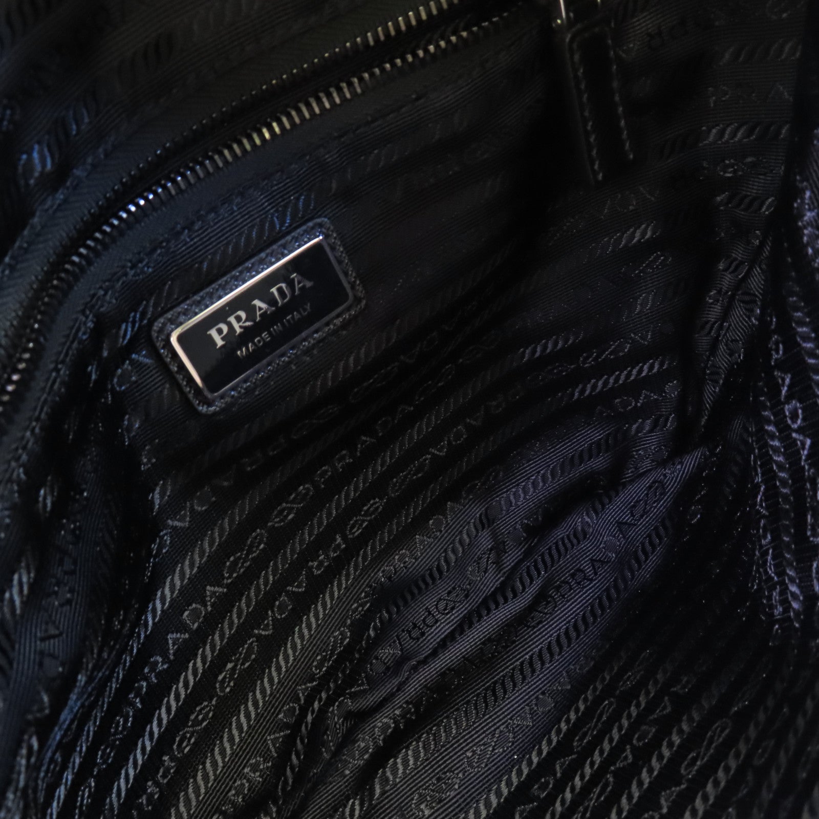 PRADA 尼龍Waist Bag銀扣腰包