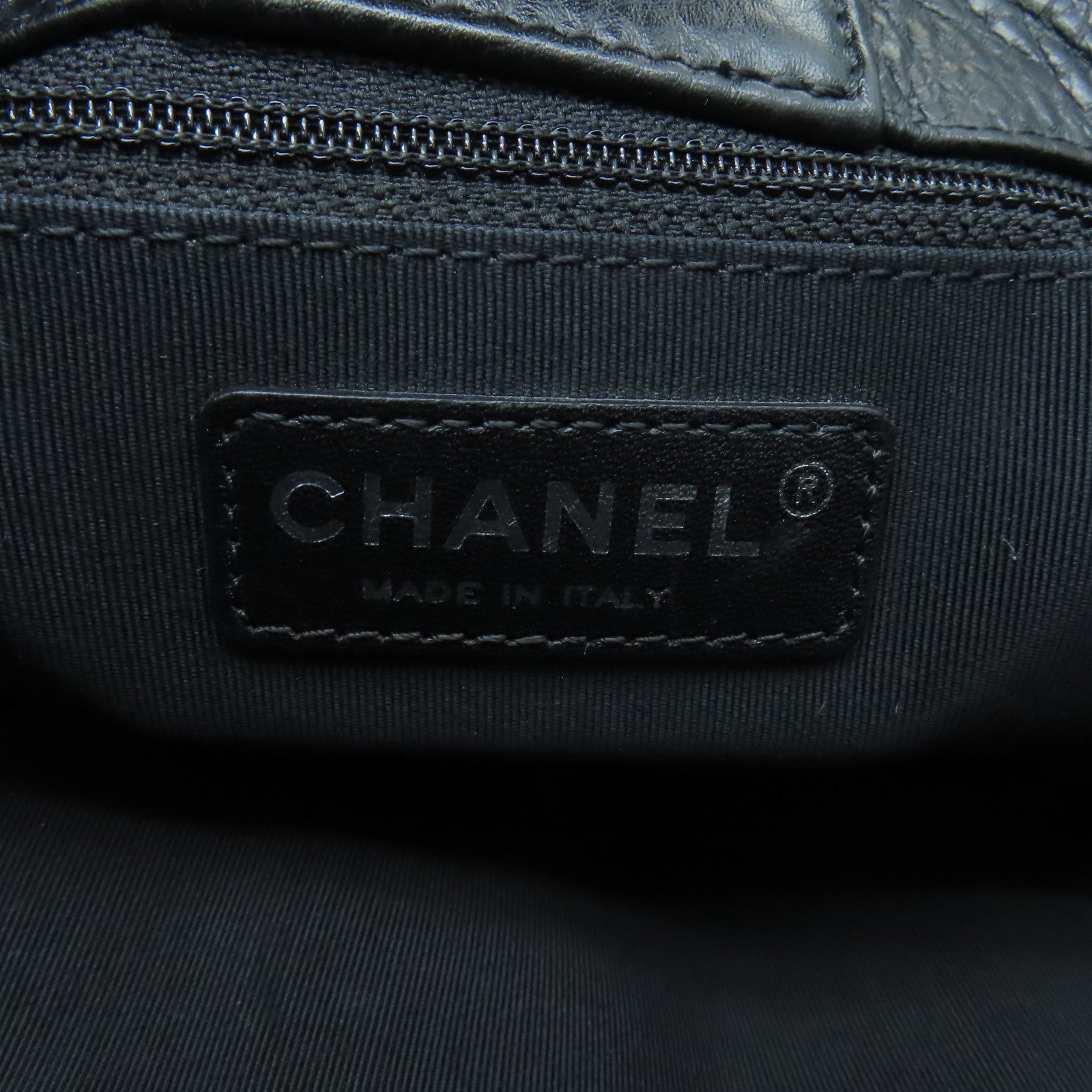 CHANEL 【激減優惠】牛皮皮革2 Way Shoulder Bag銀扣手挽肩背兩用袋黑色