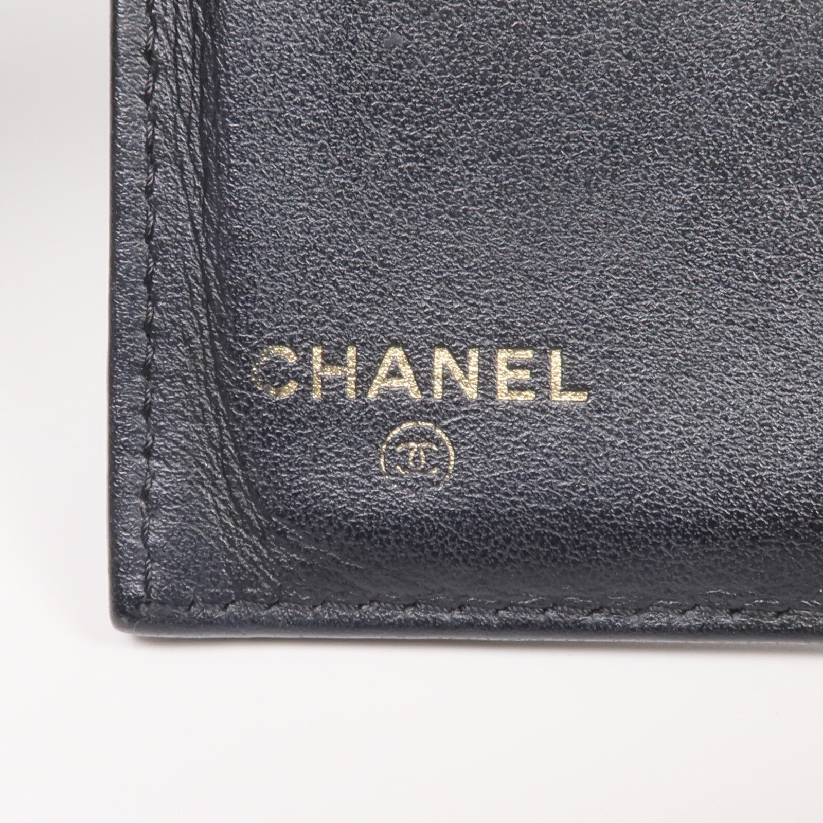 CHANEL 牛皮皮革Wallet金扣錢包