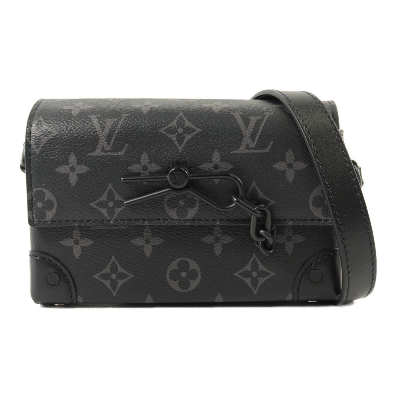 LOUIS VUITTON Monogram Eclipse Steamer Wearable Wallet肩背袋