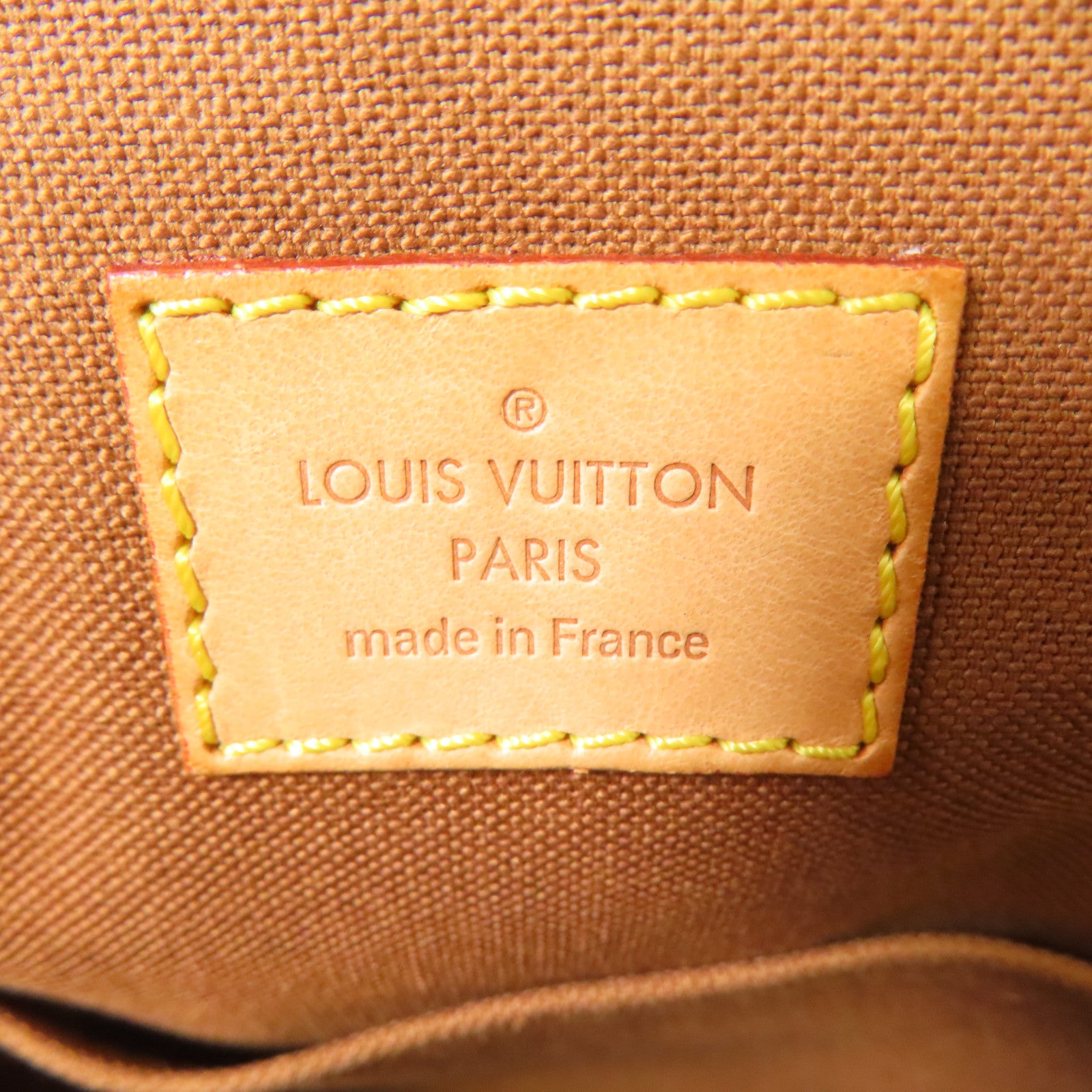 LOUIS VUITTON【激減優惠】 Monogram Tivoli GM金扣肩背袋棕色