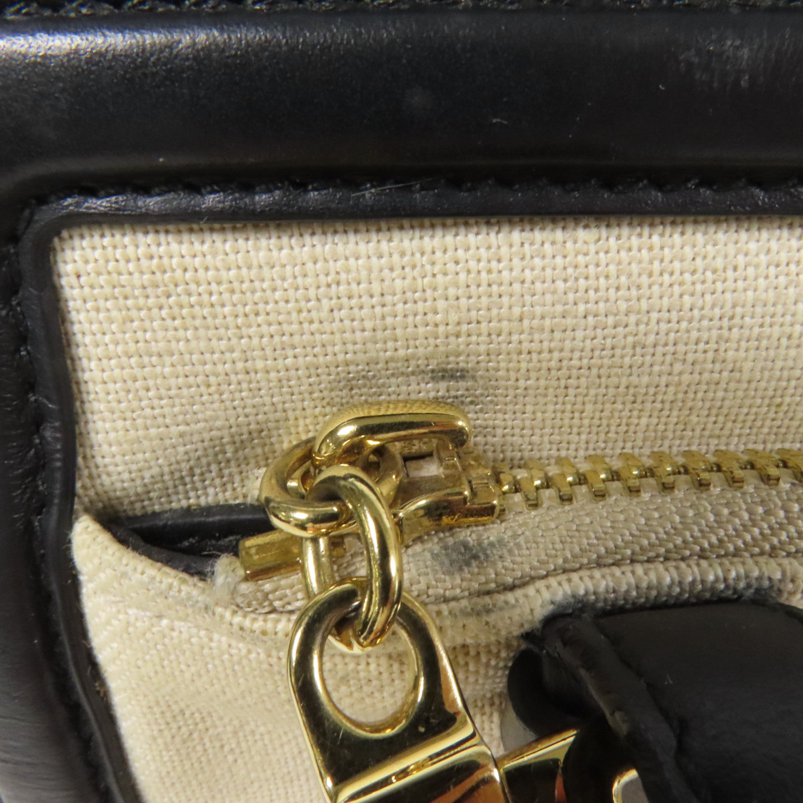 Salvatore Ferragamo 帆布2 Way Bag金扣手挽肩背兩用袋