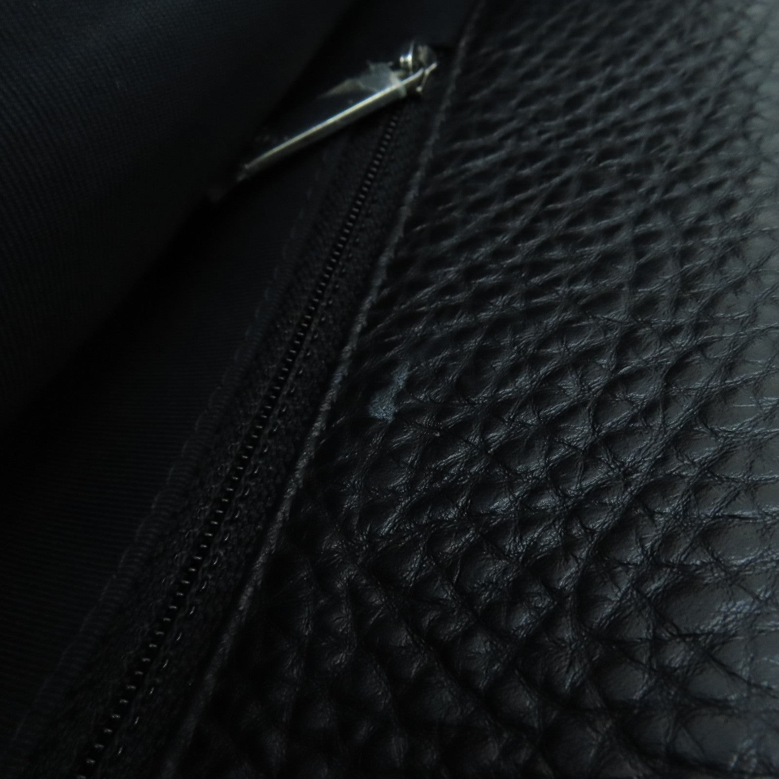 CHANEL 【激減優惠】牛皮皮革2 Way Shoulder Bag銀扣手挽肩背兩用袋黑色