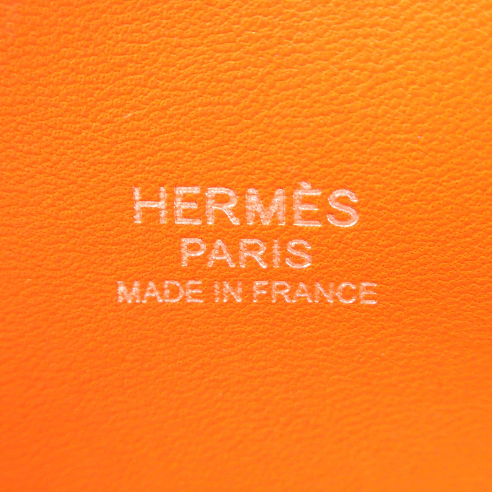 HERMES Clemence皮革Bolide 31銀扣手挽肩背兩用袋Orange