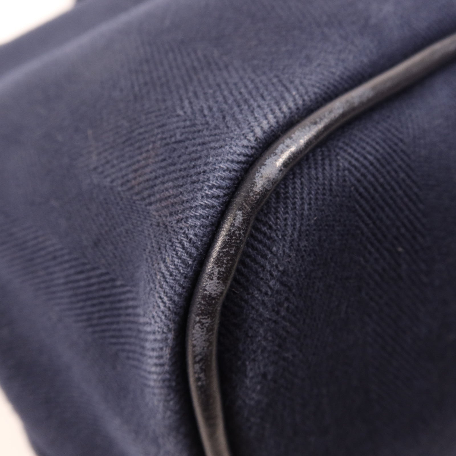 HERMES 帆布Valparaiso MM銀扣手挽袋