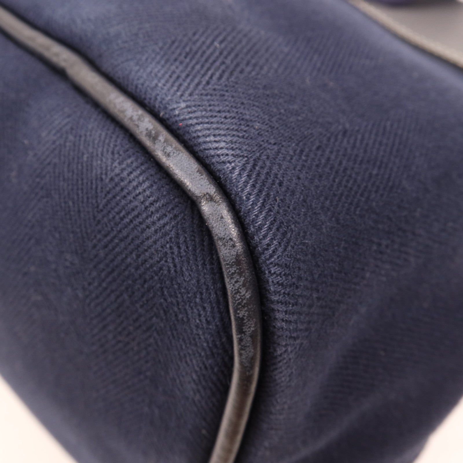 HERMES 帆布Valparaiso MM銀扣手挽袋