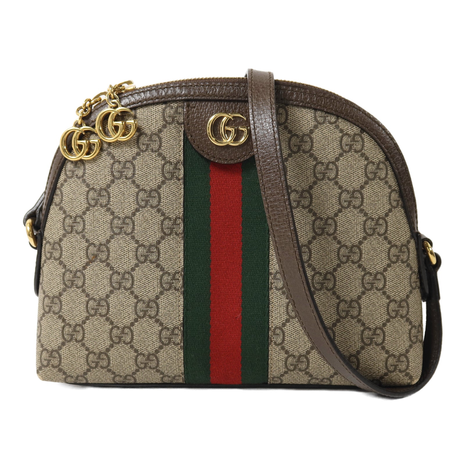 GUCCI 塗層帆布Ophidia Shoulder Bag肩背袋