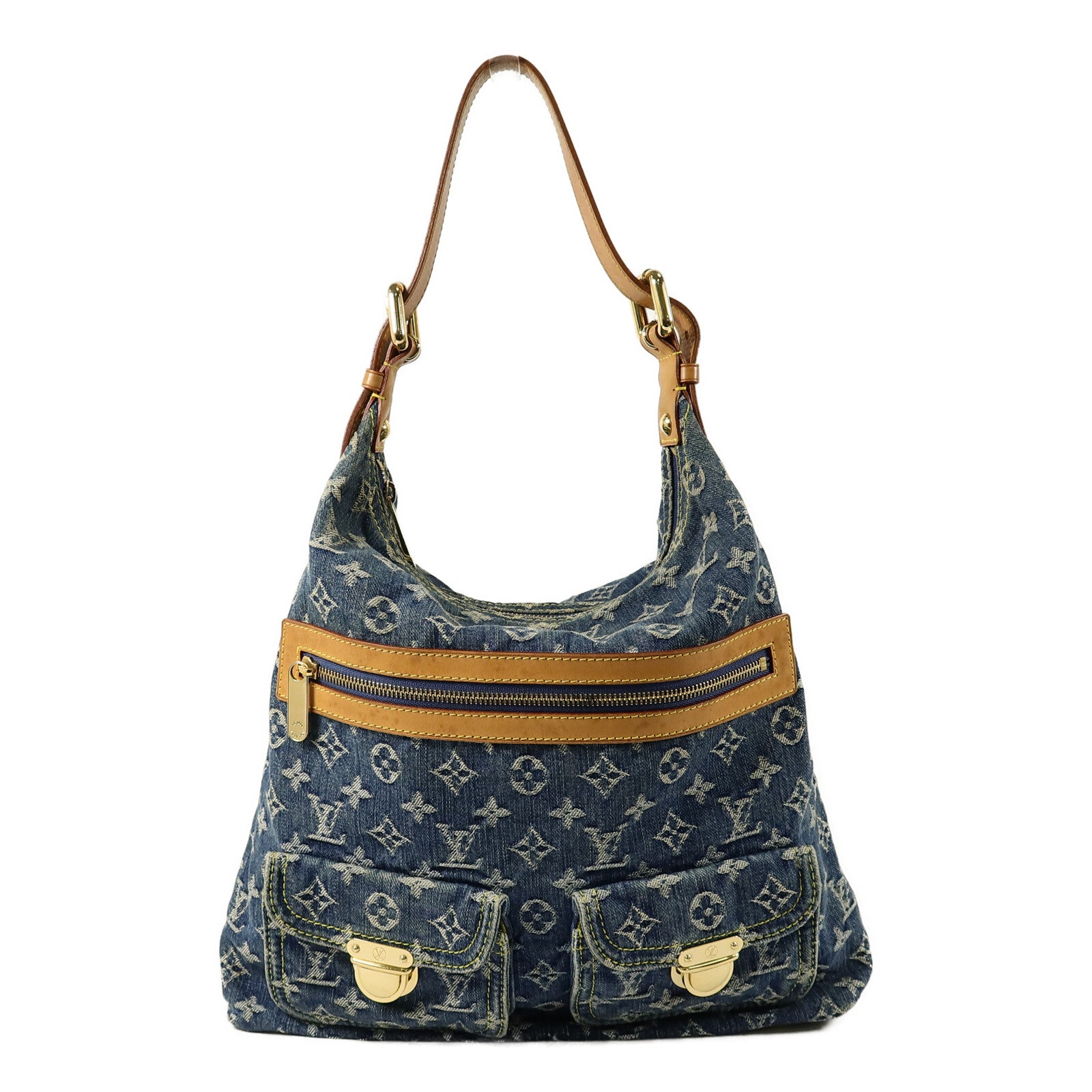 LOUIS VUITTON Monogram Denim Buggy GM肩背袋