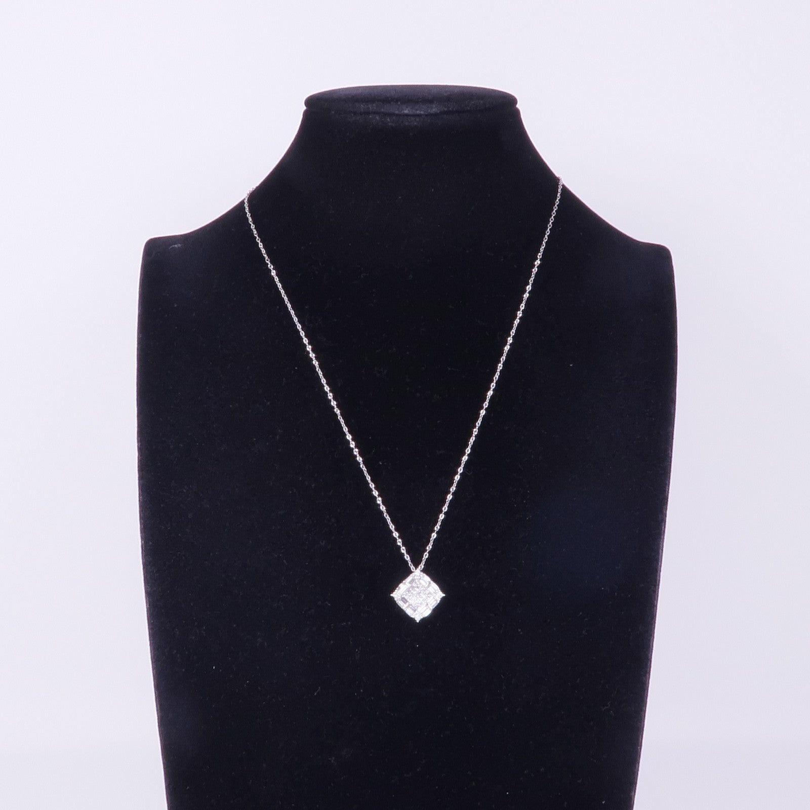 JEWELRY 18K白金Diamond Necklace鑽石項鍊