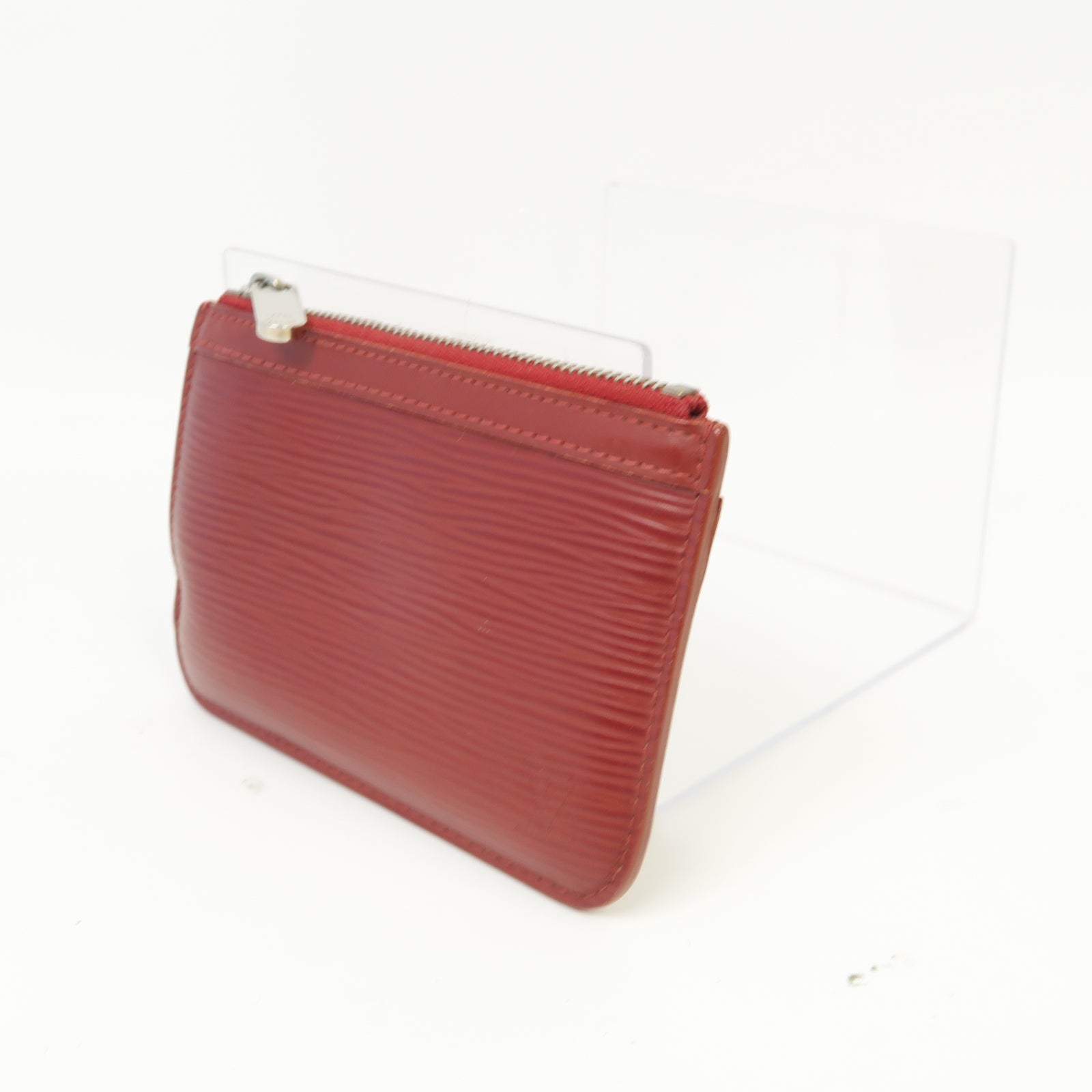 LOUIS VUITTON 【激減優惠】Epi Coin/Key Case銀扣零錢包/鎖匙包紅色