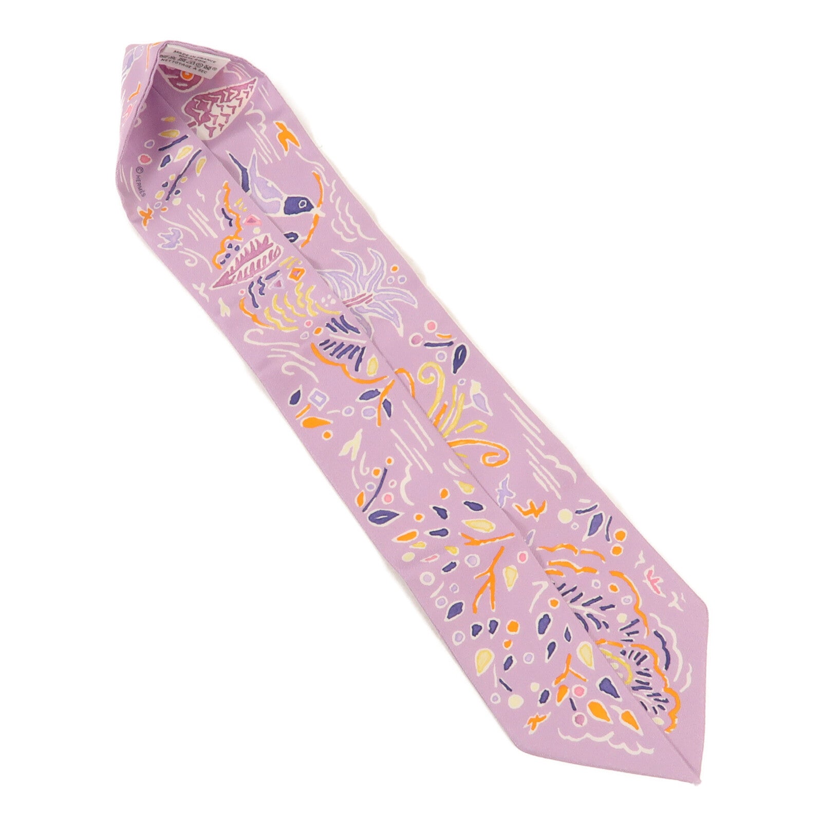 HERMES 絲質Twilly絲巾