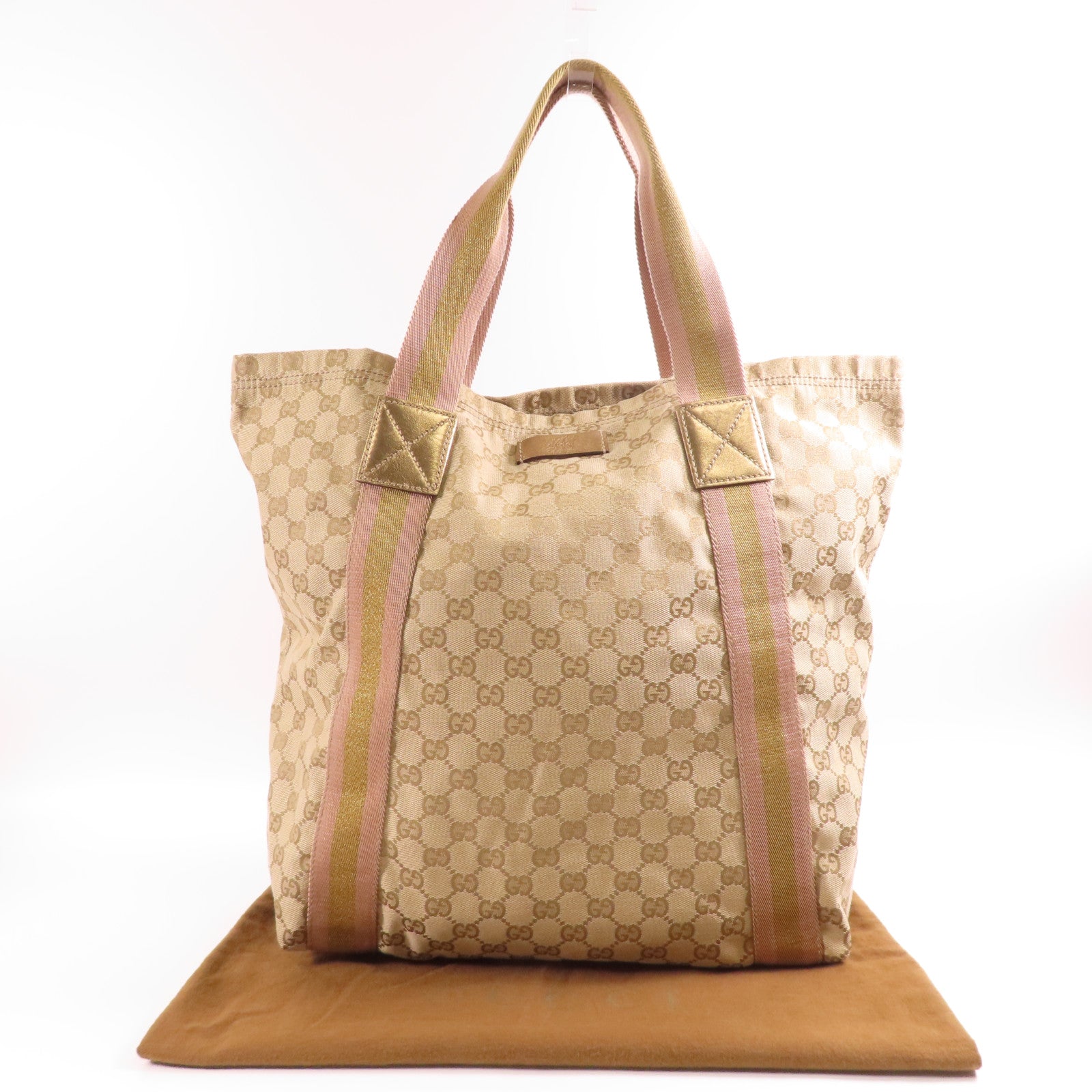 GUCCI 帆布Tote Bag肩背袋