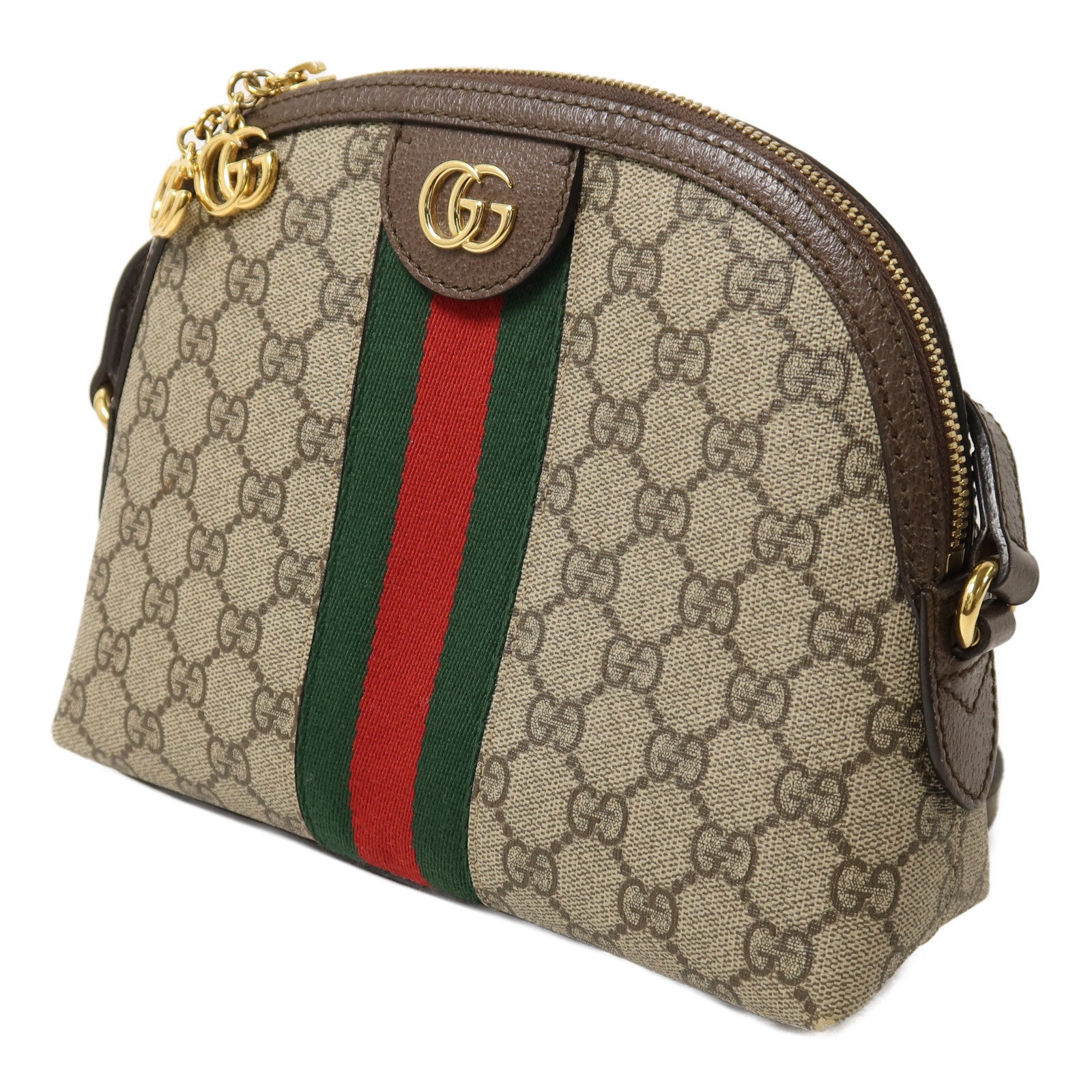 GUCCI 塗層帆布Ophidia Shoulder Bag肩背袋