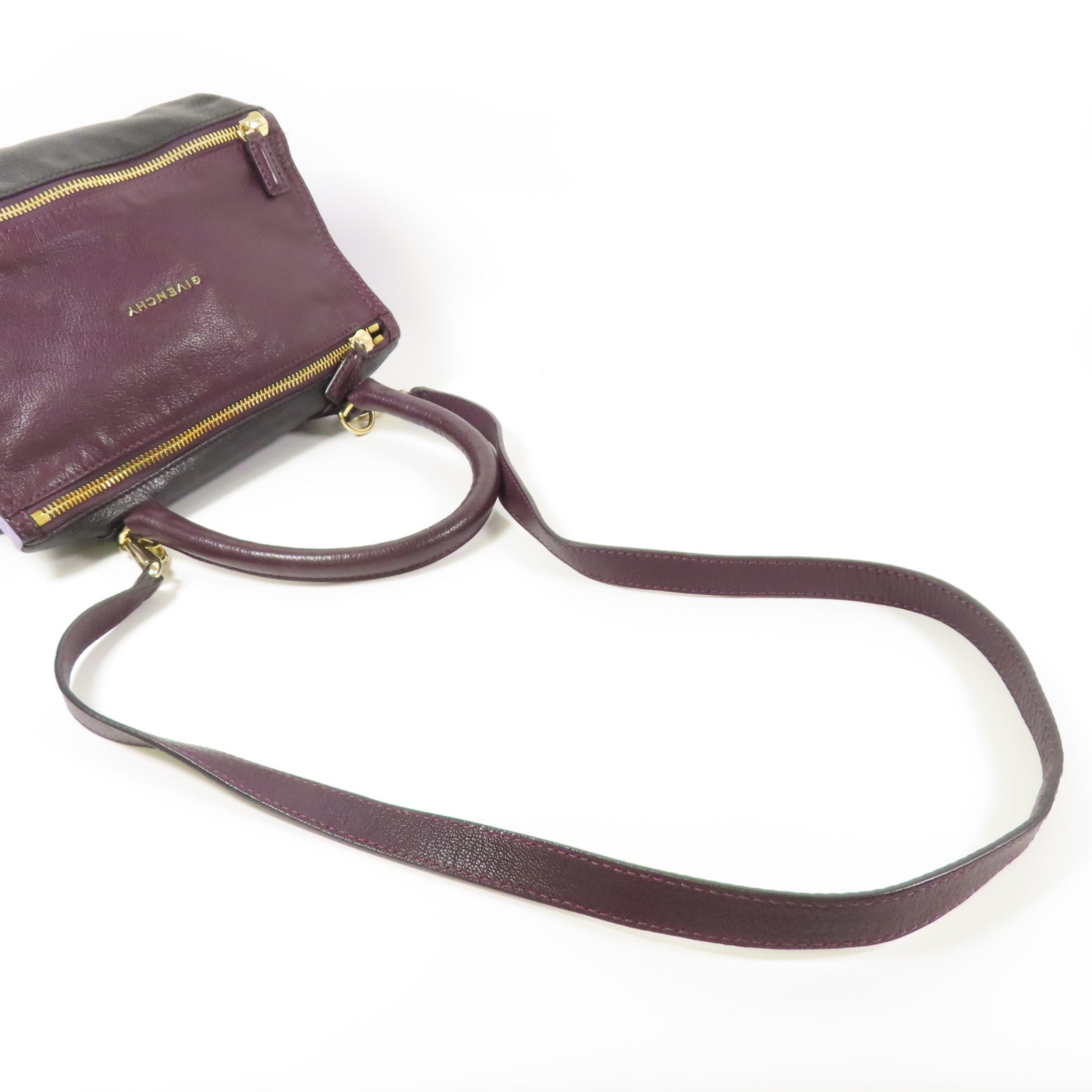 GIVENCHY 牛皮皮革Shoulder Bag金扣手挽肩背兩用袋