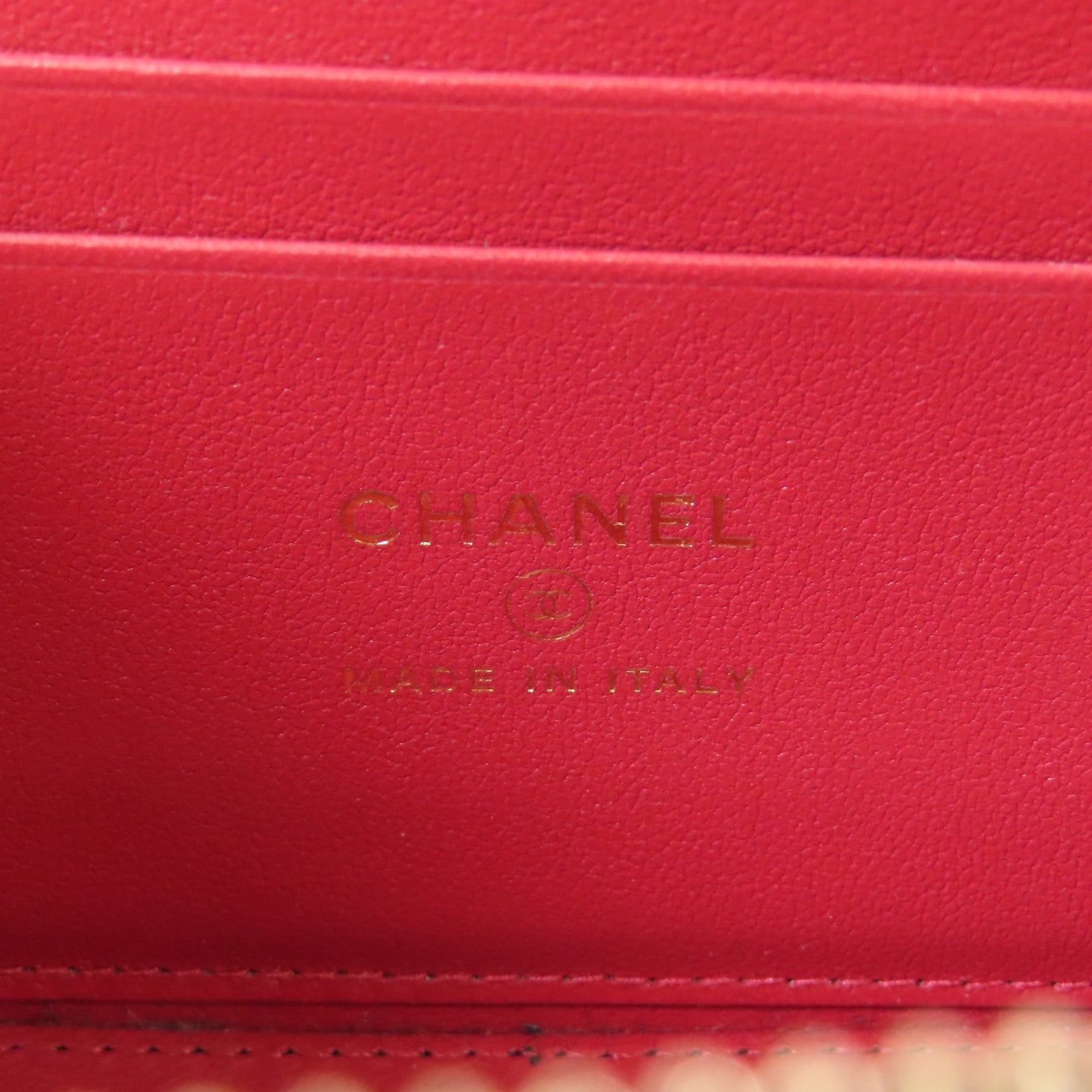 CHANEL 羊皮皮革Vanity Case金扣鏈帶肩背袋