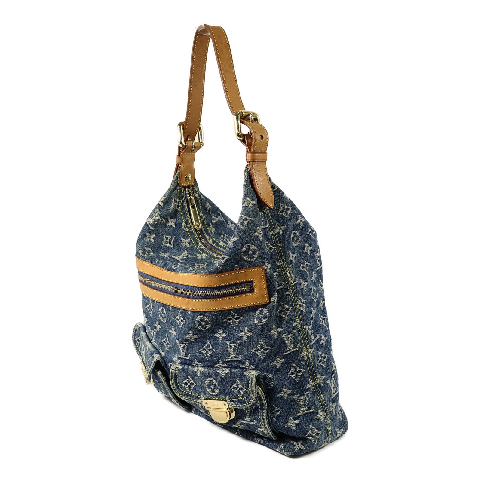 LOUIS VUITTON Monogram Denim Buggy GM肩背袋