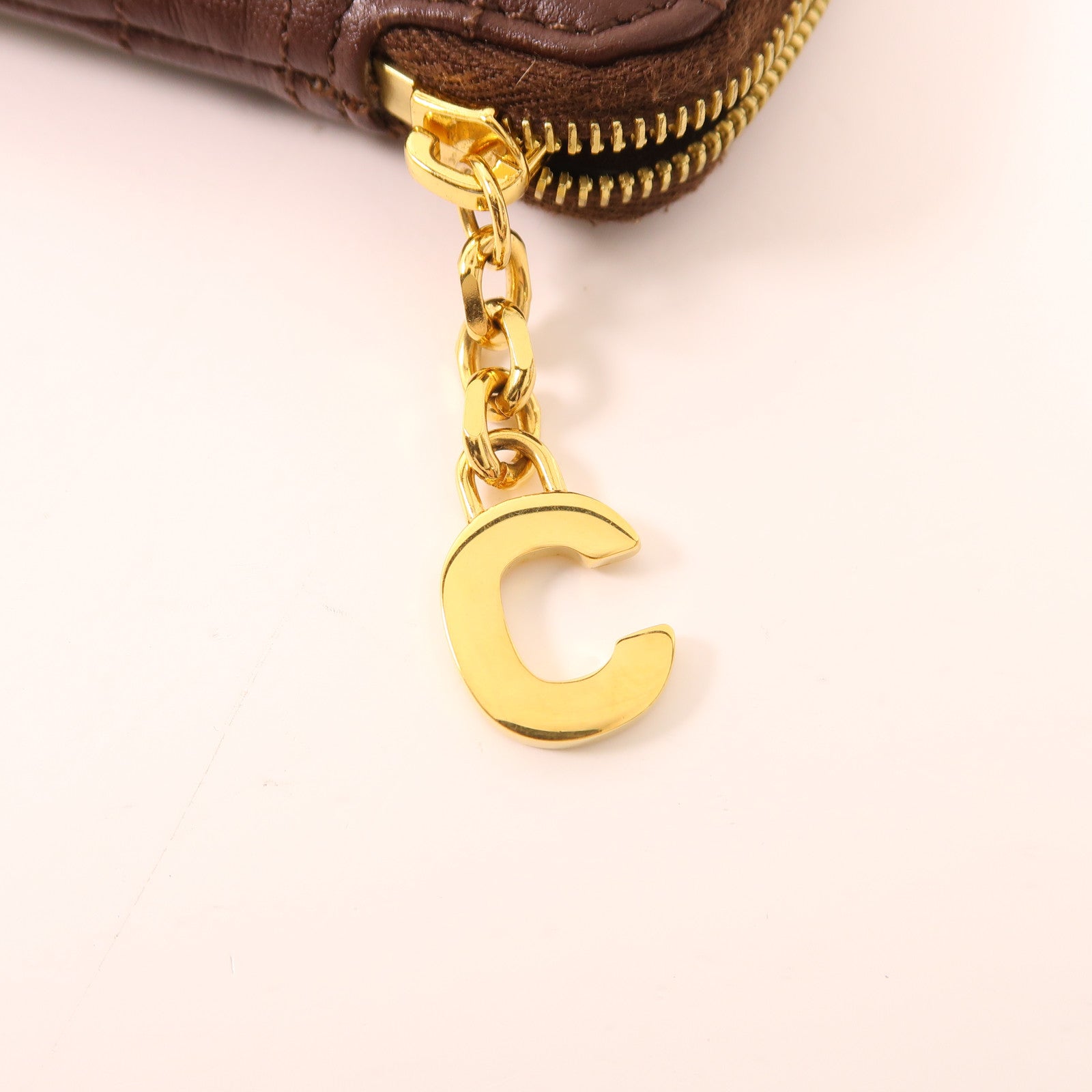 CELINE 牛皮皮革Coin Case金扣零錢包