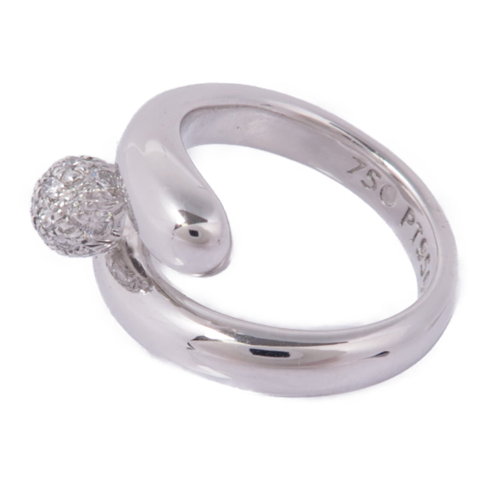 JEWELRY PT950鉑金/18K白金Diamond Ring鑽石戒指US#5.25