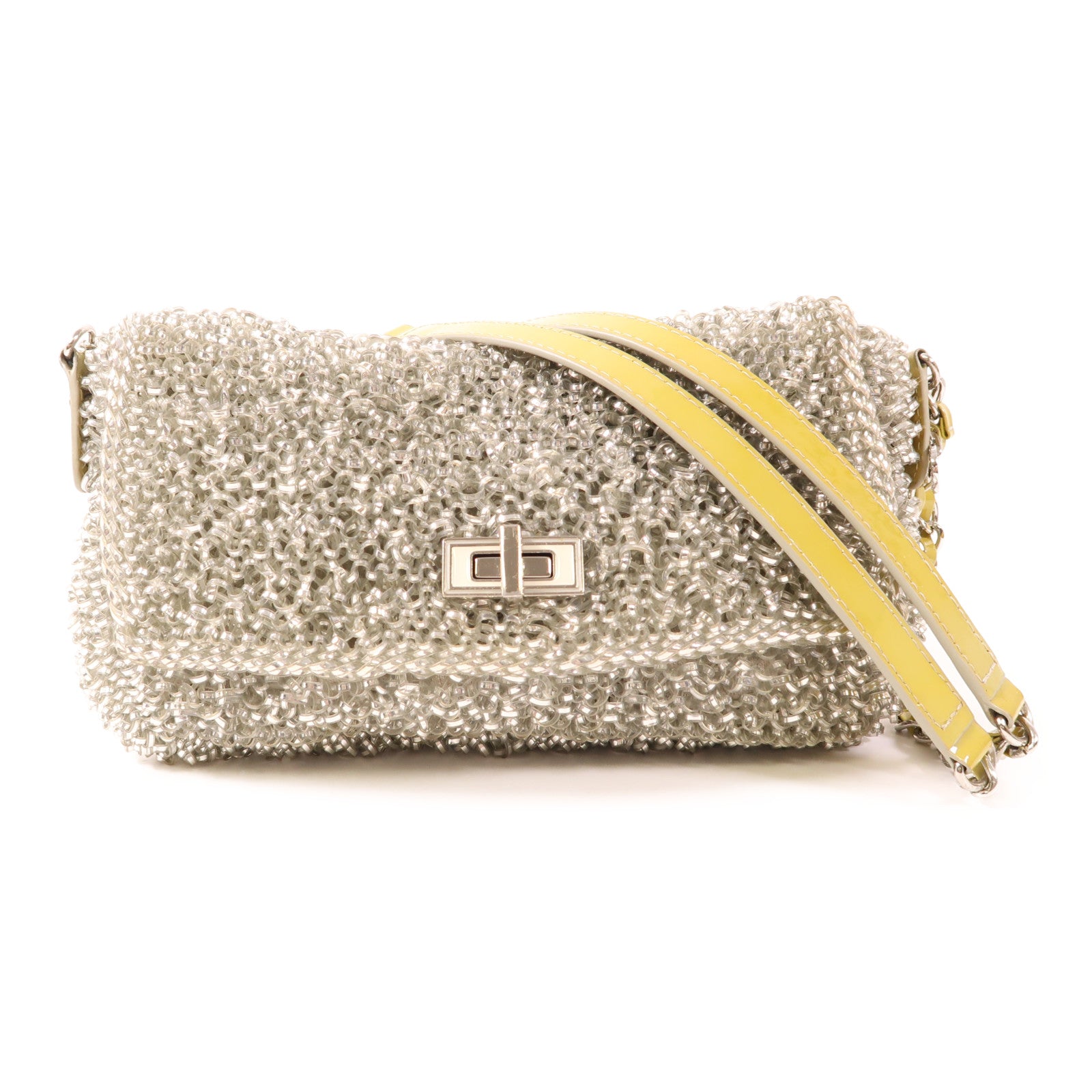 ANTEPRIMA PVC Wire Bag銀扣鏈帶肩背袋