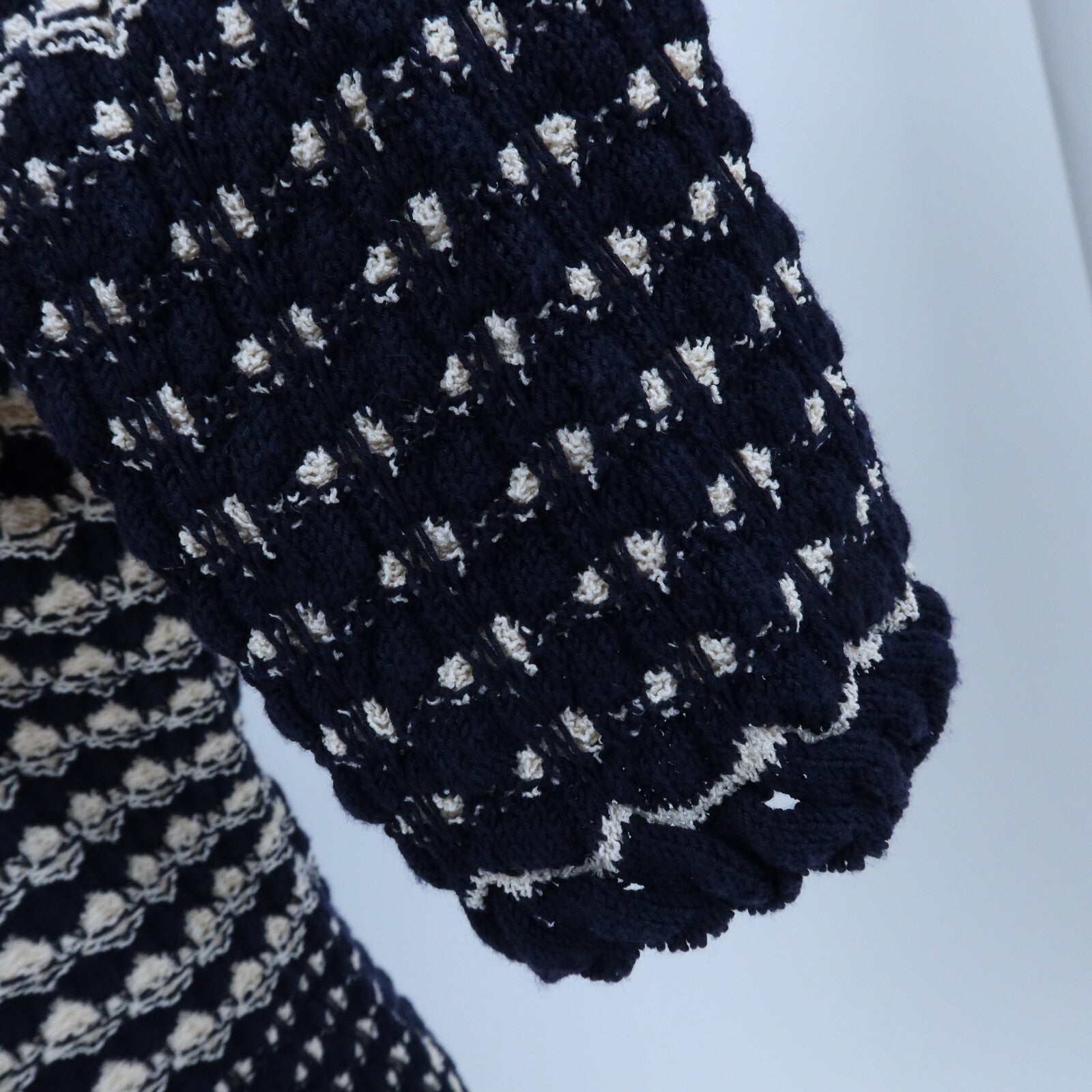 CHANEL Rayon/Cotton/Silk Cardigan針織