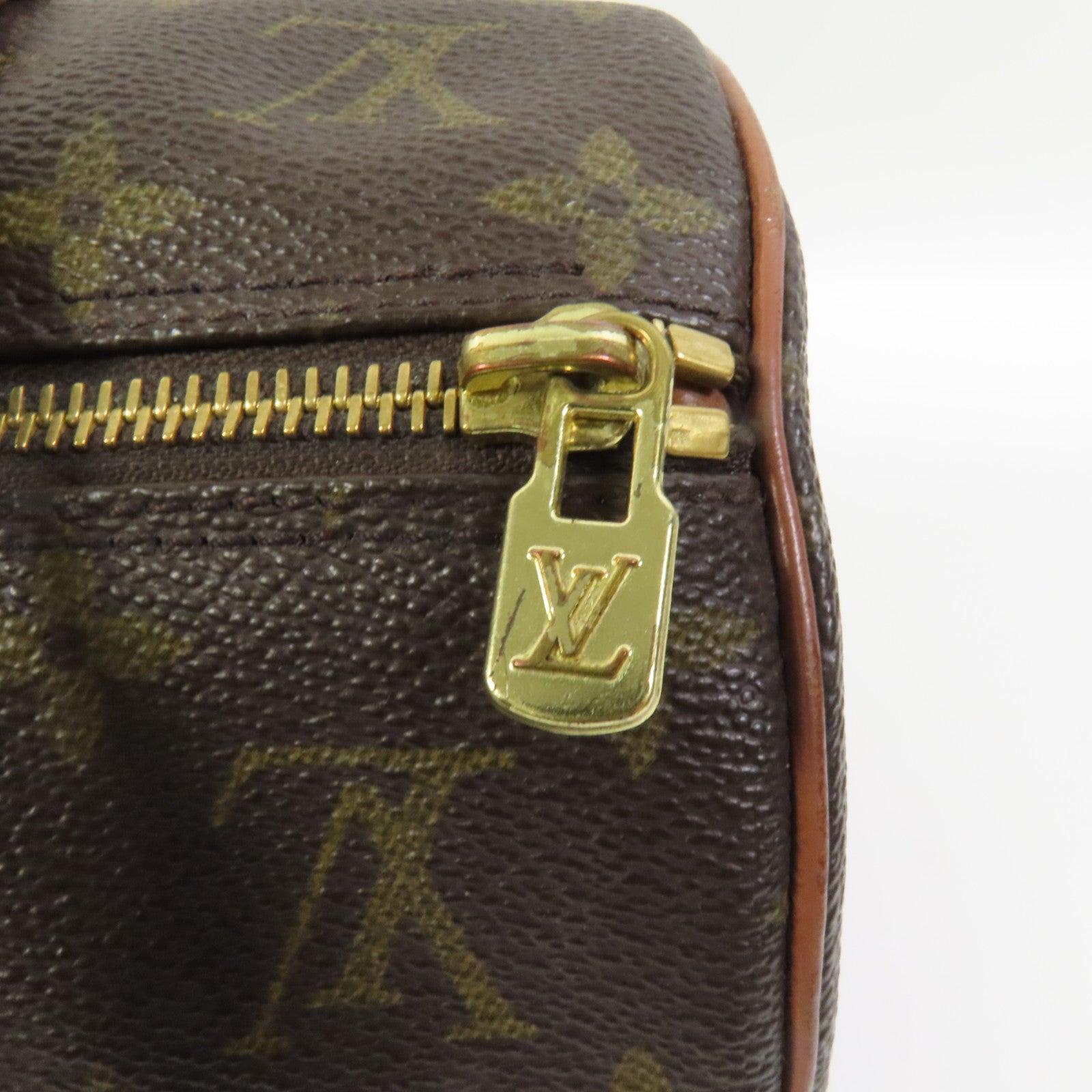 LOUIS VUITTON Monogram Papillon GM金扣手挽袋