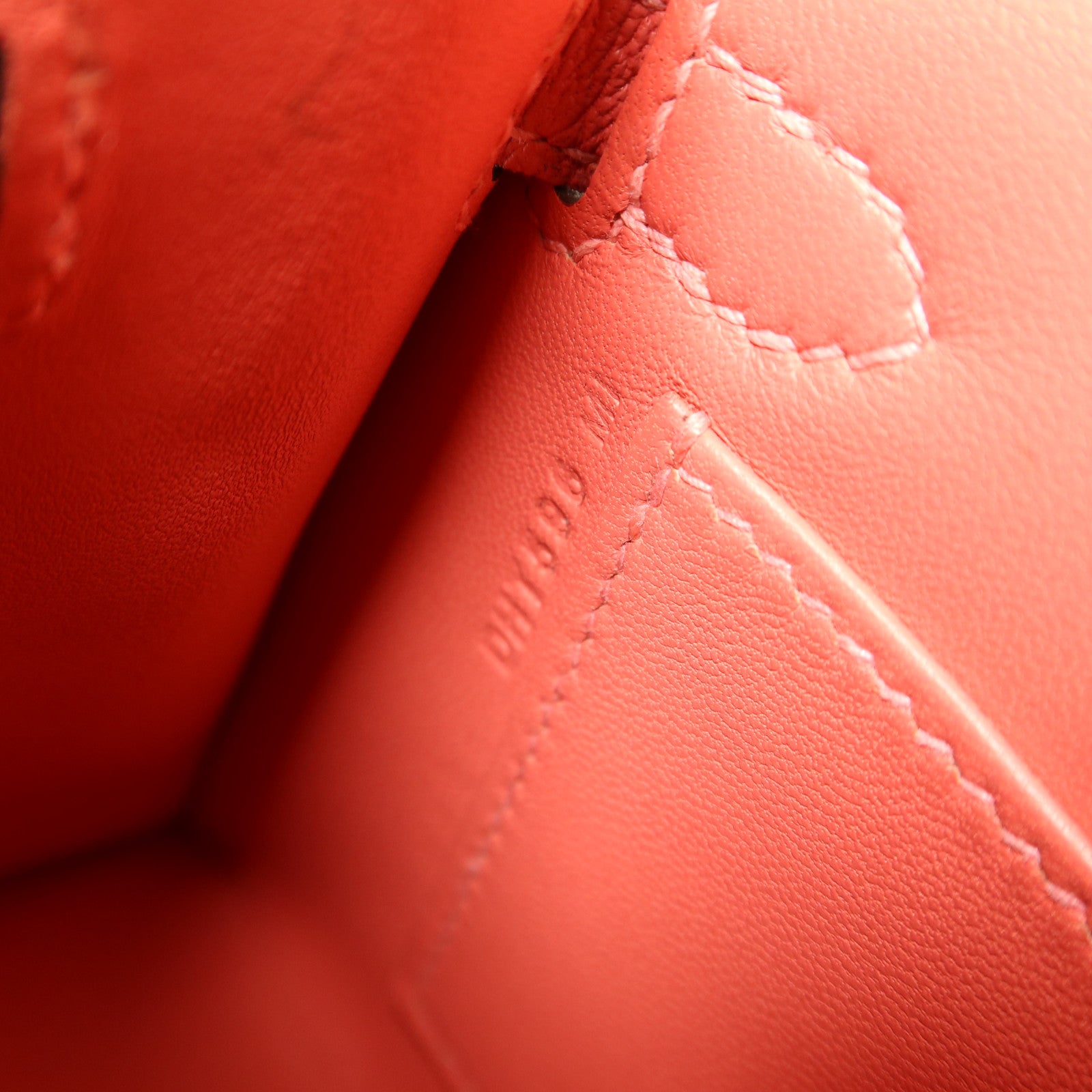 HERMES Chevre皮革Mini Kelly II手挽肩背兩用袋Rose Extreme