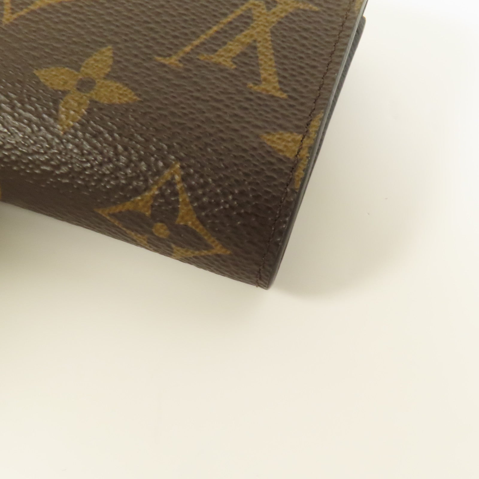 LOUIS VUITTON Monogram/Monogram Reverse Victorine Wallet金扣錢包棕色