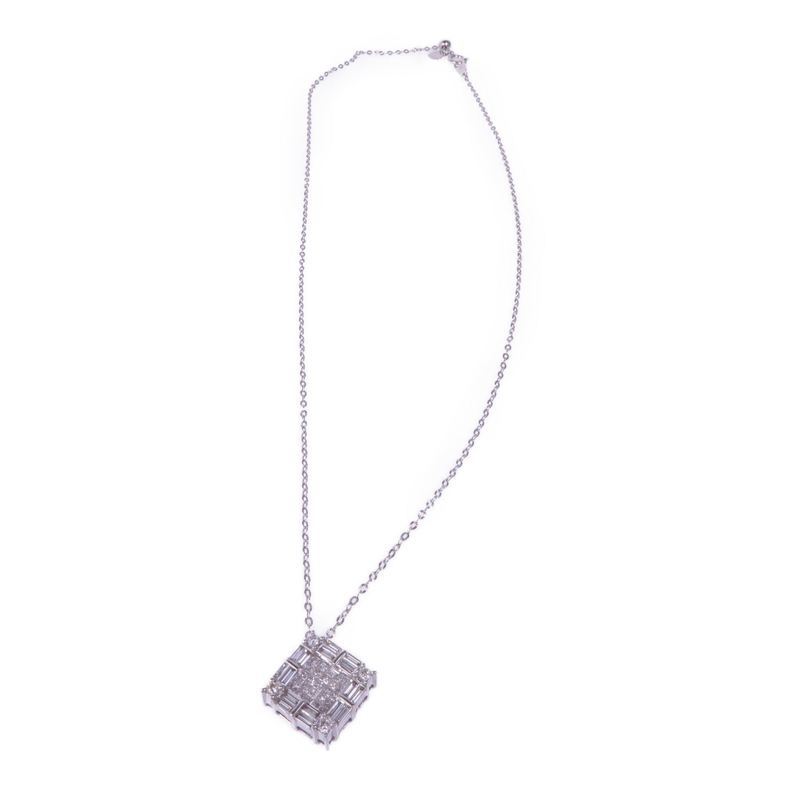 JEWELRY 18K白金Diamond Necklace鑽石項鍊