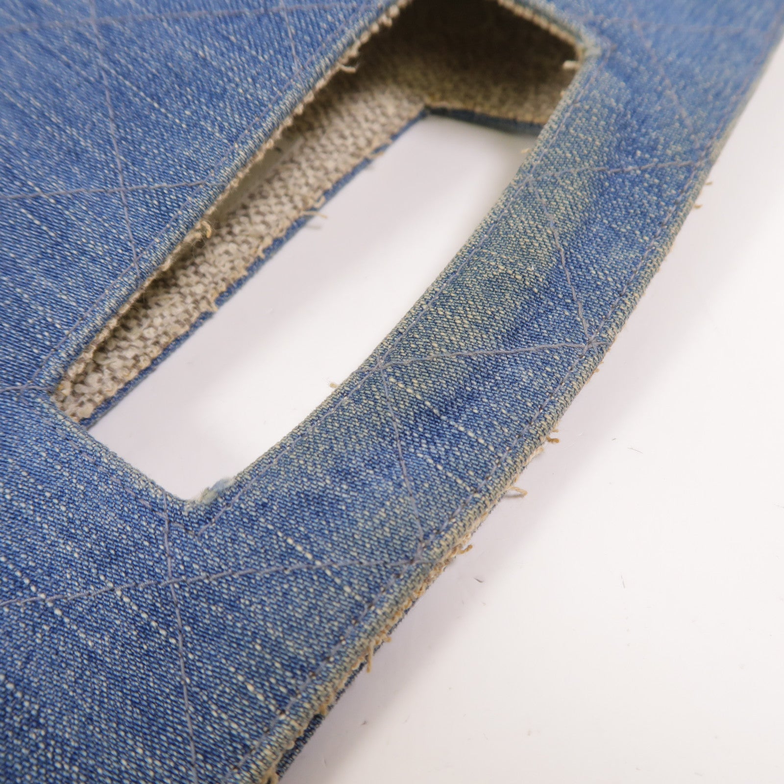 CHANEL 牛仔布Vintage Bag手挽袋